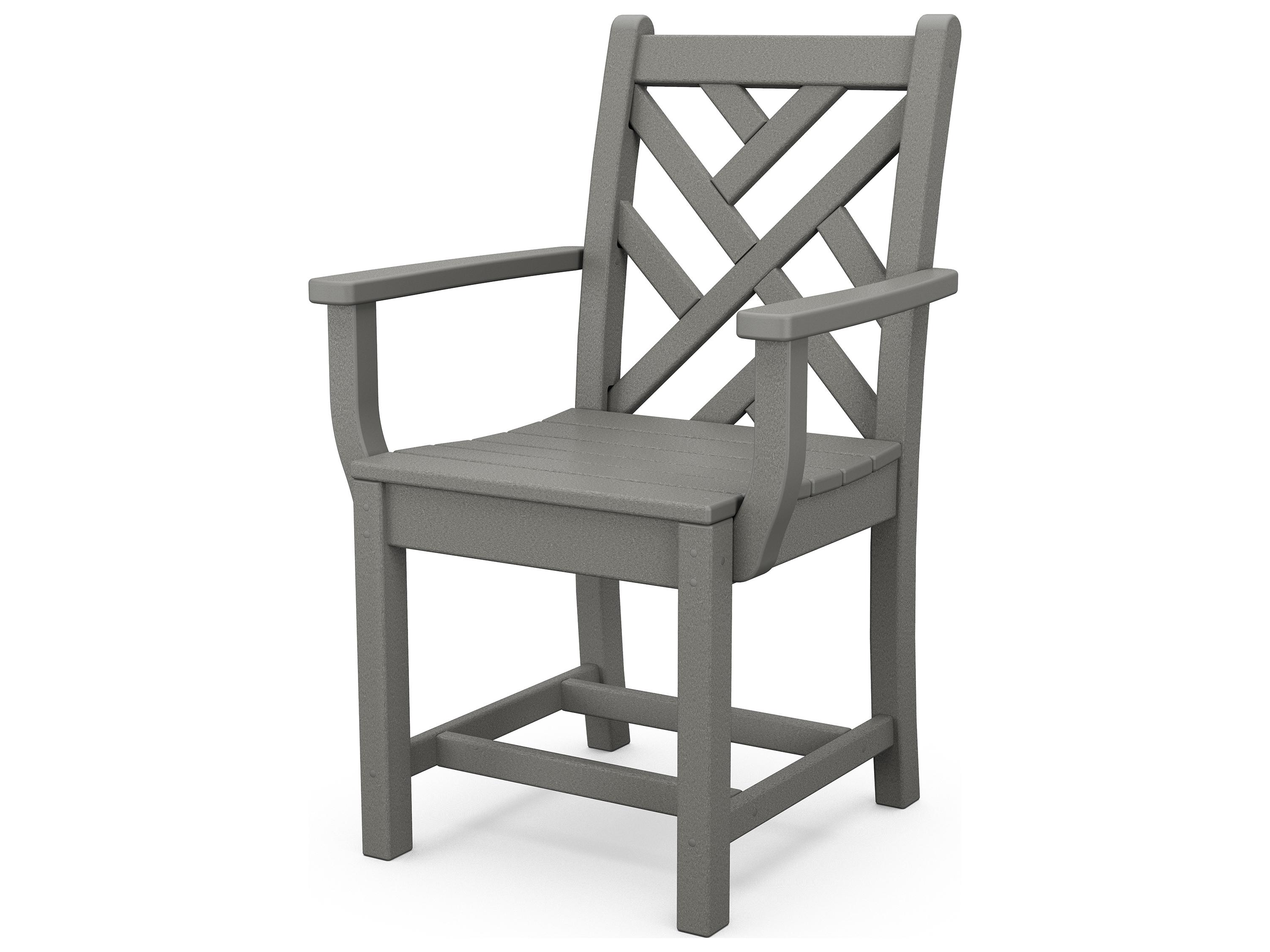 POLYWOOD® Chippendale Recycled Plastic Patio Dining Chair