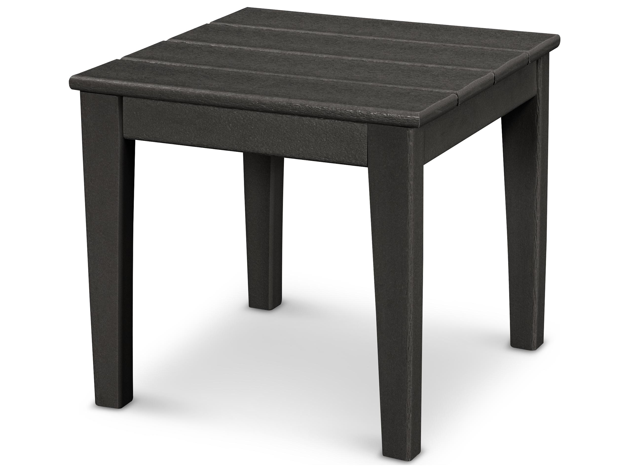 POLYWOOD® Newport Recycled Plastic Square Patio End Table