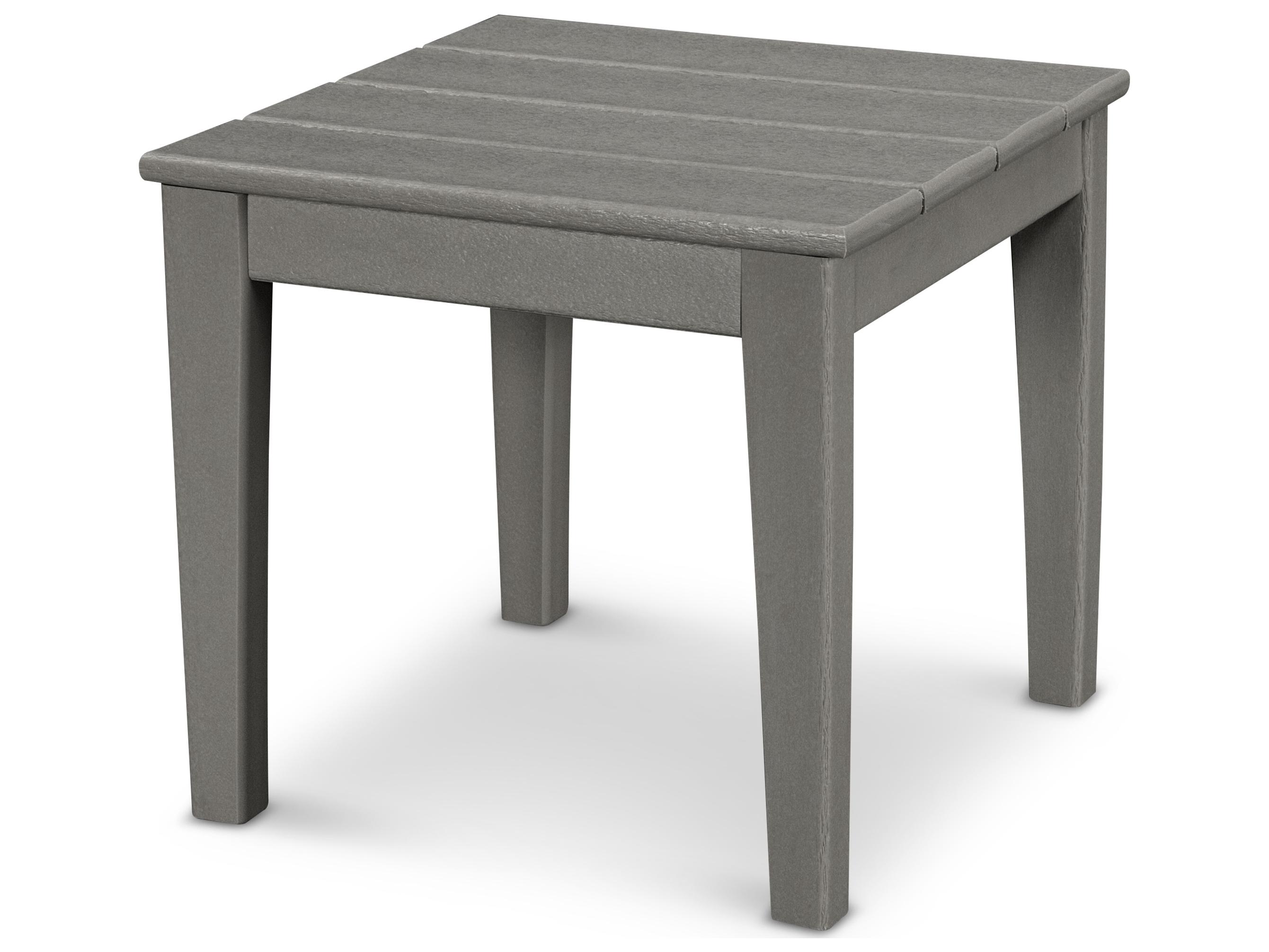 POLYWOOD® Newport Recycled Plastic Square Patio End Table