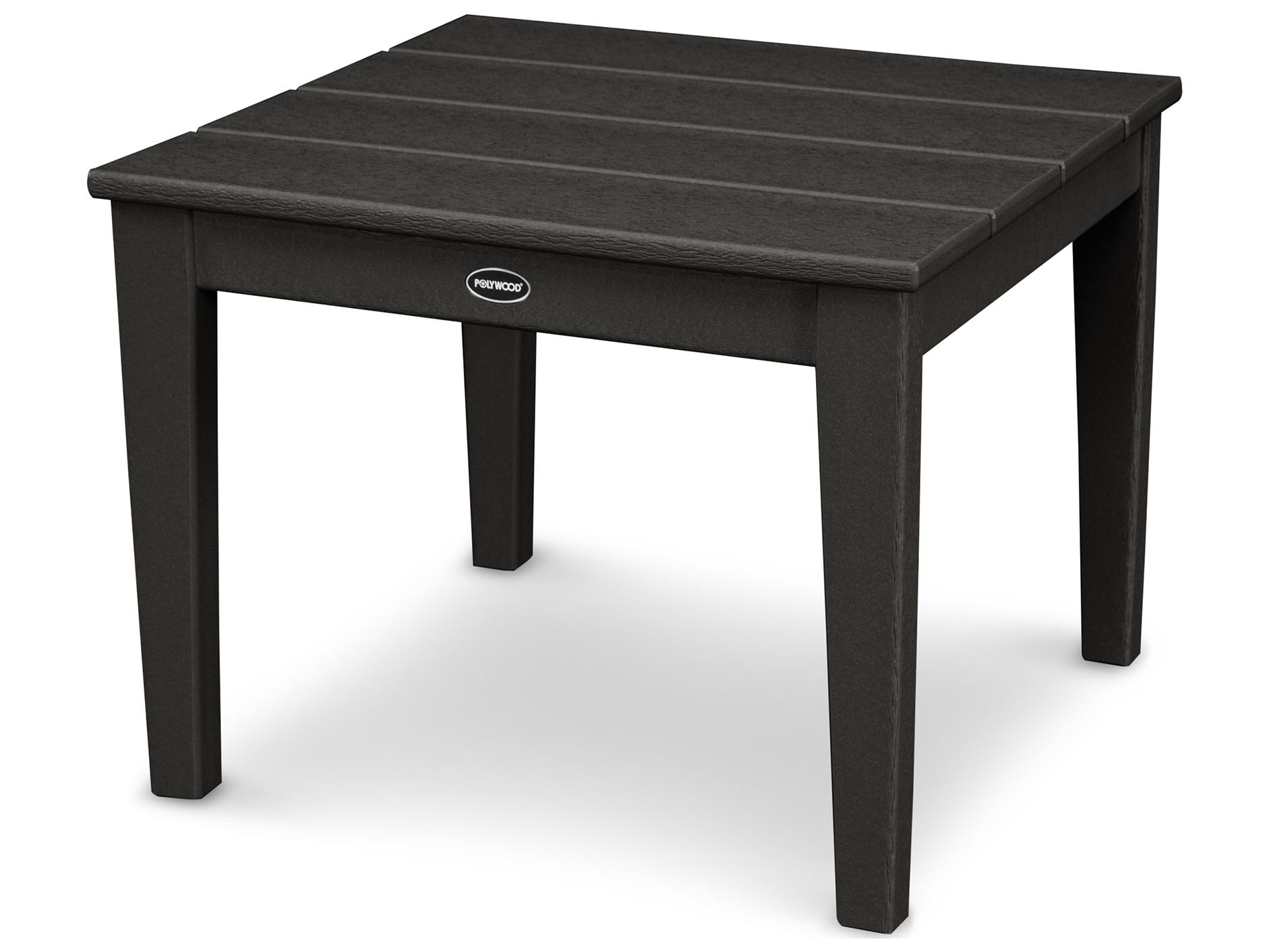POLYWOOD® Newport Recycled Plastic Square Outdoor End Table