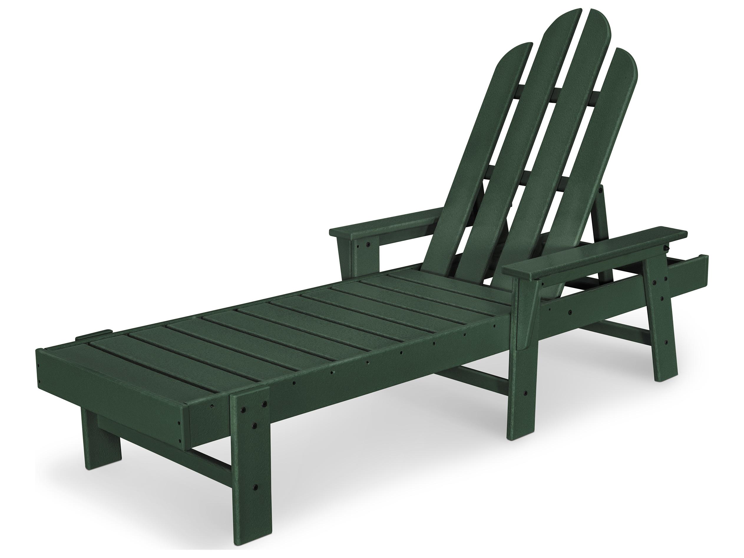 POLYWOOD® Long Island Recycled Plastic Patio Chaise Lounge