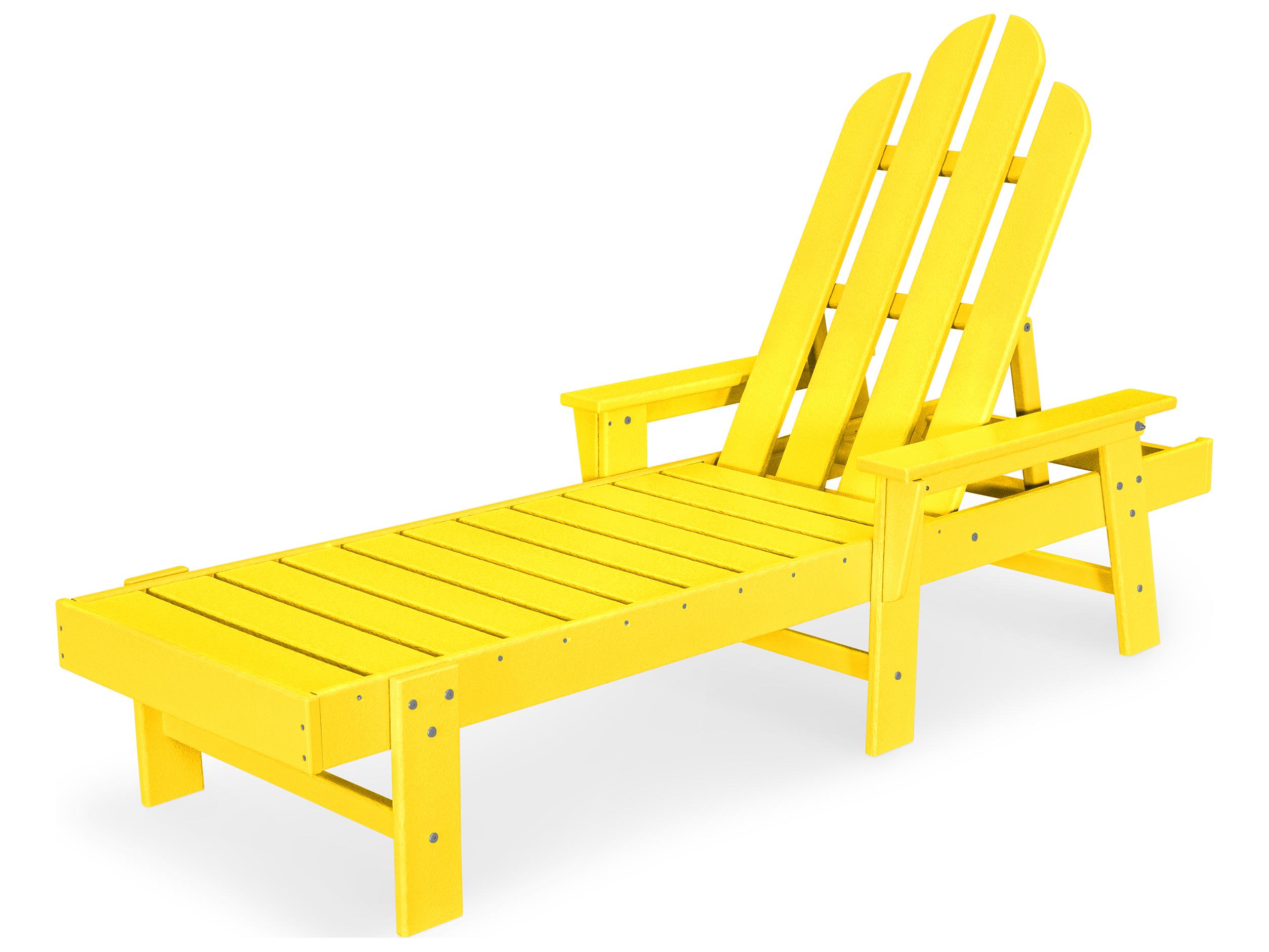 POLYWOOD® Long Island Recycled Plastic Patio Chaise Lounge