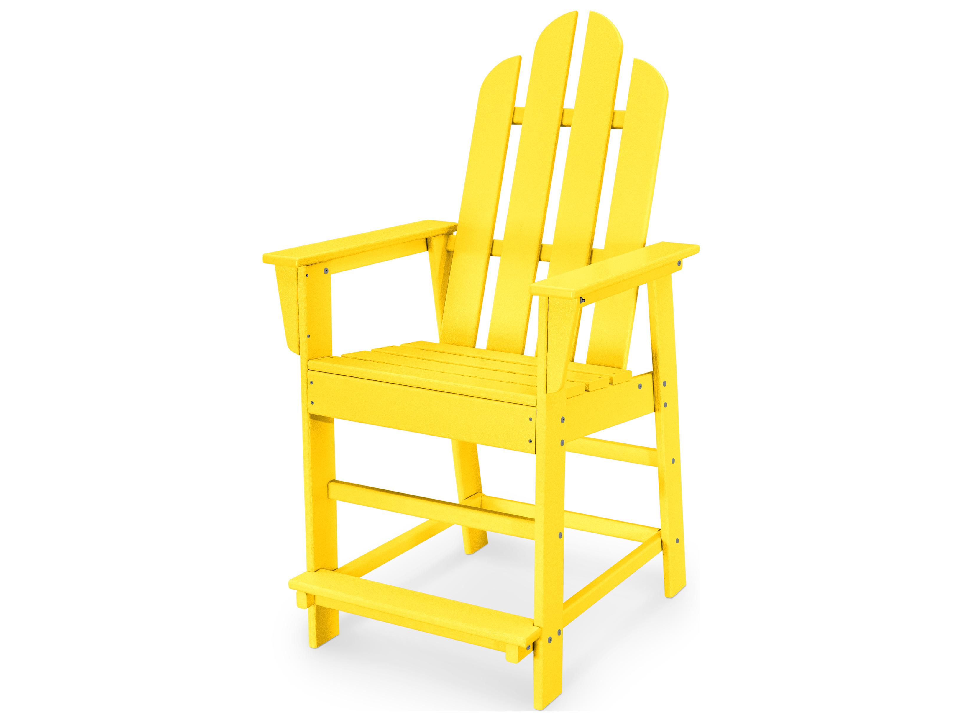 POLYWOOD® Long Island Recycled Plastic Outdoor Counter Chair