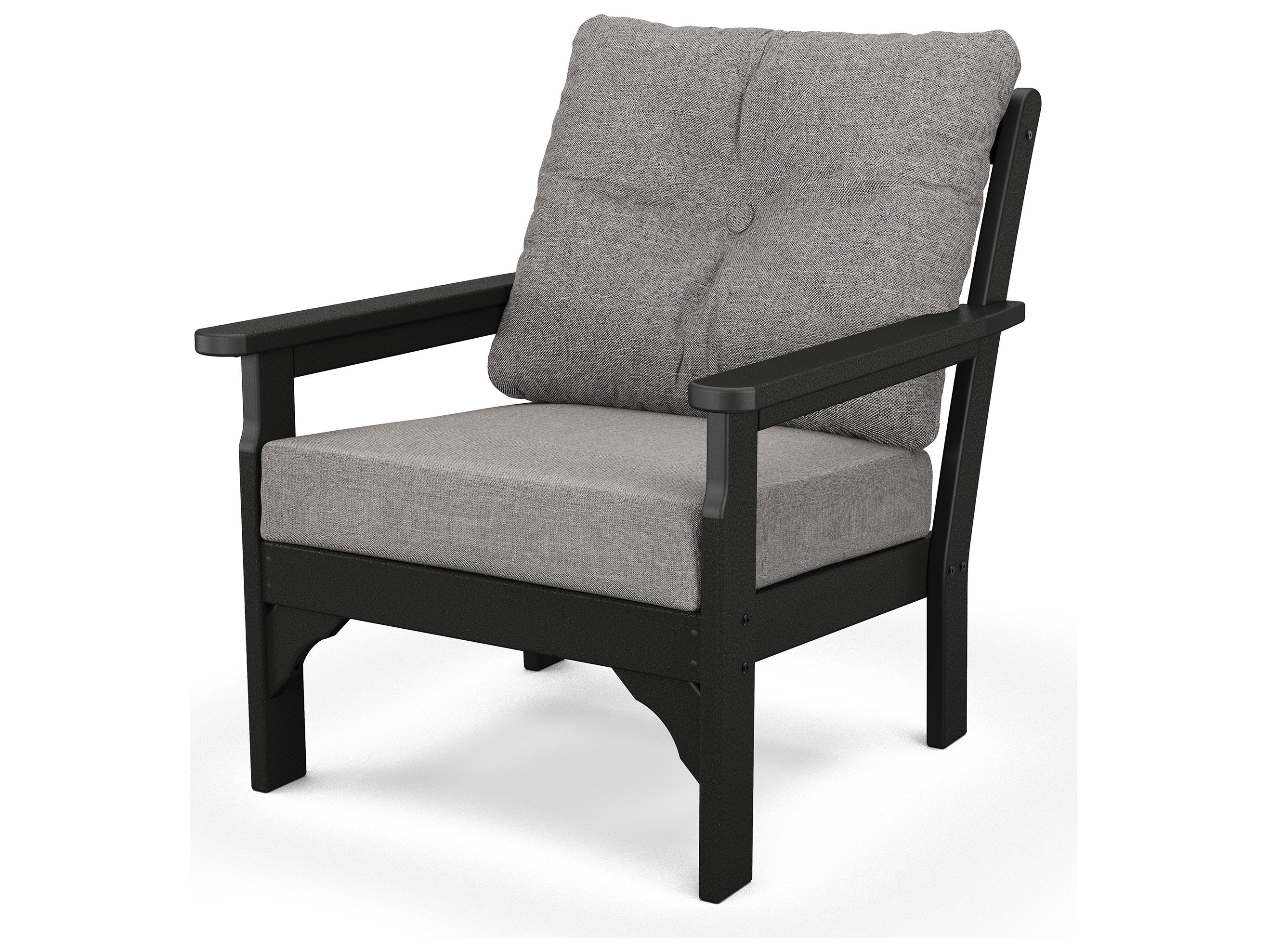 POLYWOOD Vineyard Deep Seating Outdoor Patio Lounge Chair