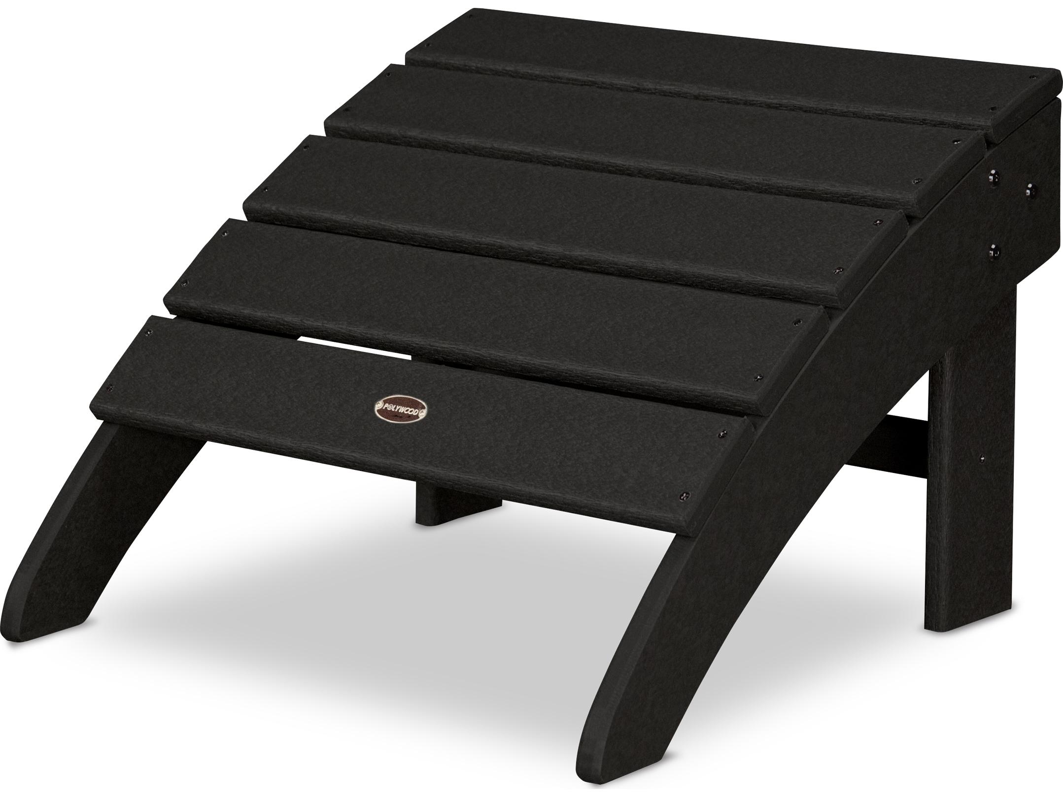 POLYWOOD® Palm Coast Recycled Plastic Outdoor Ottoman