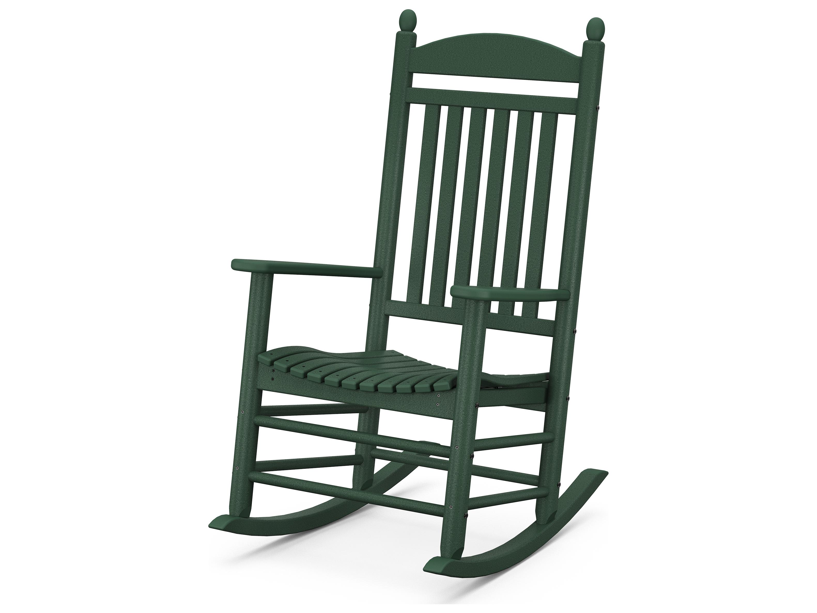 POLYWOOD® Jefferson Recycled Plastic Rocker Patio Lounge Chair