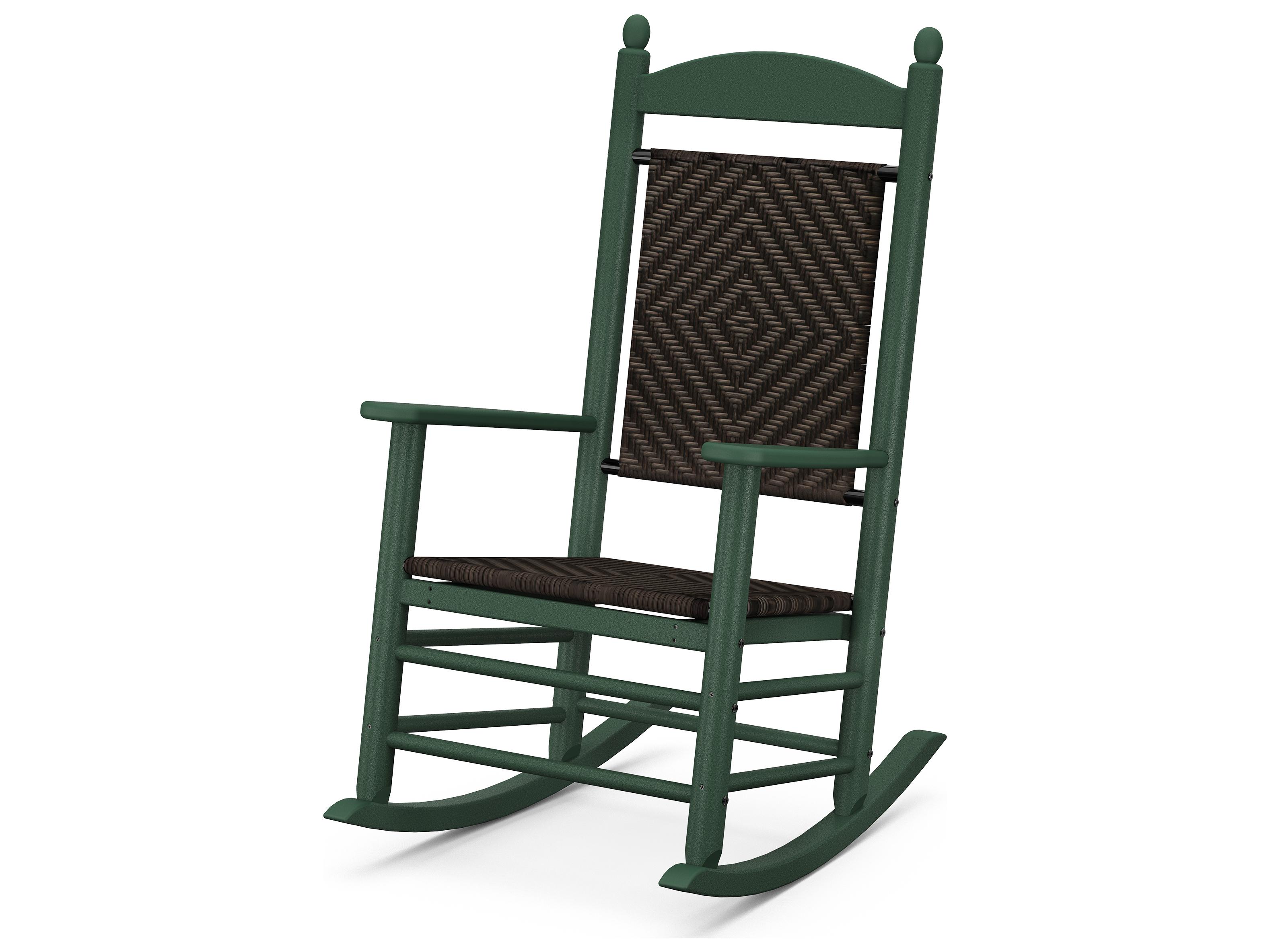 POLYWOOD® Jefferson Recycled Plastic Rocker Outdoor Lounge Chair