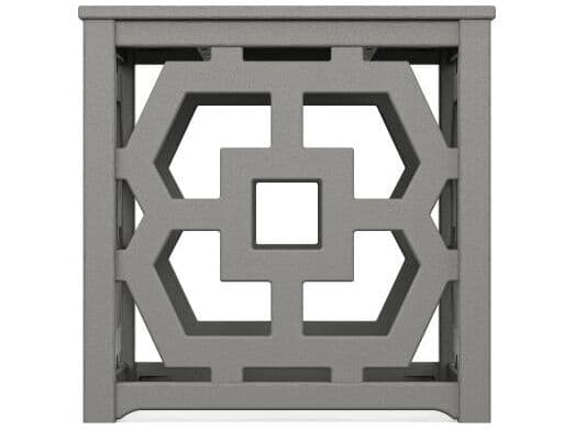 POLYWOOD® Martha Stewart Chinoiserie Umbrella Stand Accent Table