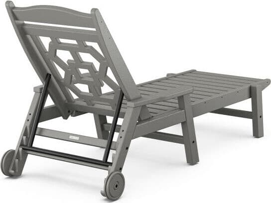 POLYWOOD® Martha Stewart by POLYWOOD® Chinoiserie Outdoor Chaise Lounge