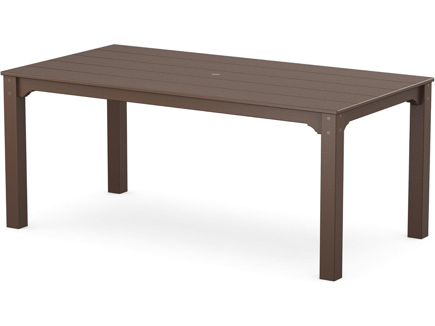 POLYWOOD® Martha Stewart Exclusive Chinoiserie Parsons Outdoor Dining Table