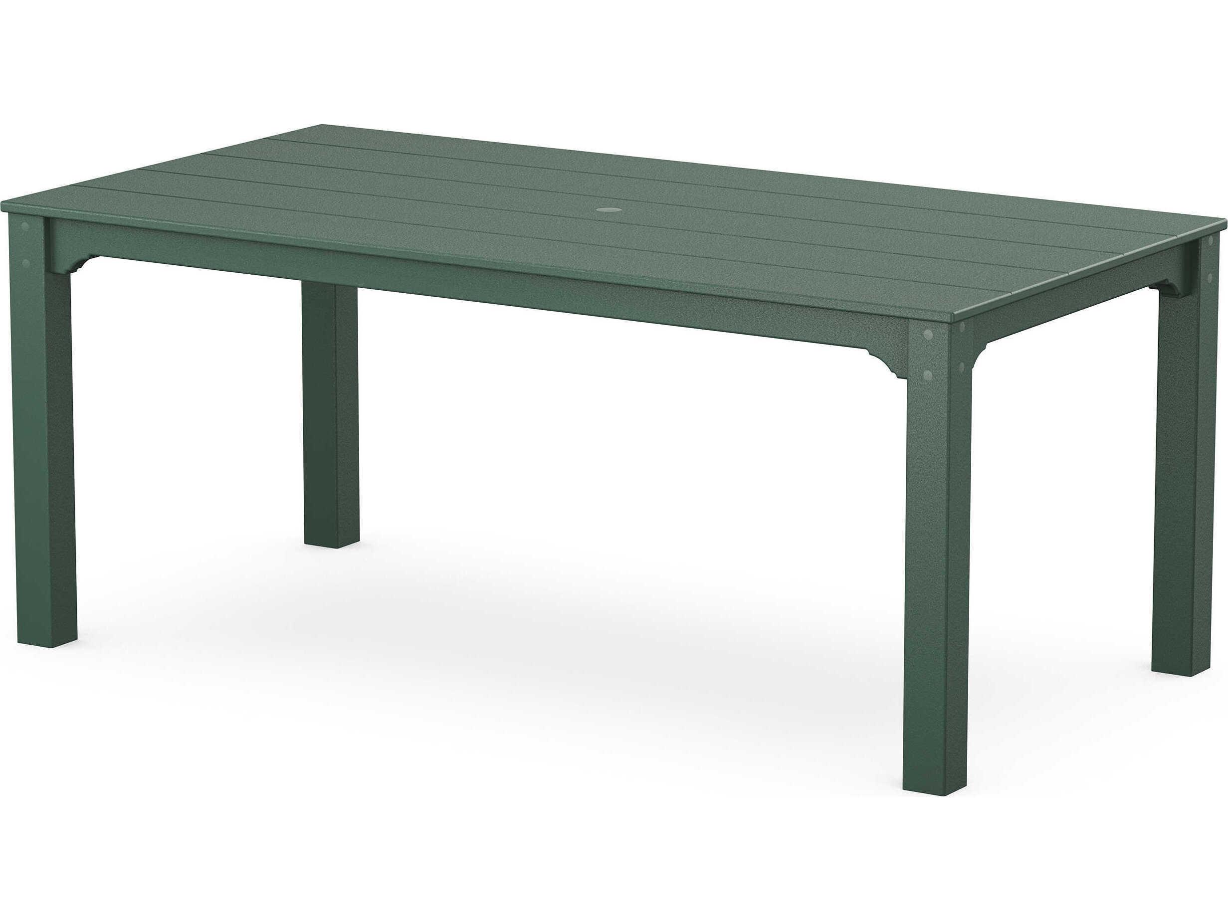 POLYWOOD® Martha Stewart Exclusive Chinoiserie Parsons Outdoor Dining Table