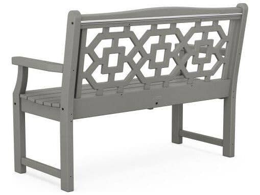 POLYWOOD® Martha Stewart by POLYWOOD® Chinoiserie 48” Garden Patio Bench