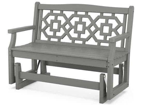 POLYWOOD® Martha Stewart by POLYWOOD® Chinoiserie 48” Glider