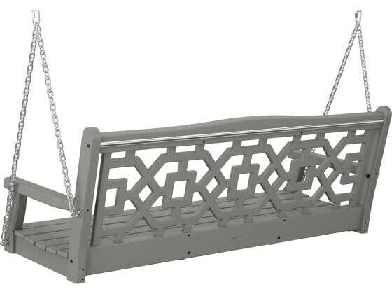 POLYWOOD® Martha Stewart by POLYWOOD® Chinoiserie 60” Outdoor Swing