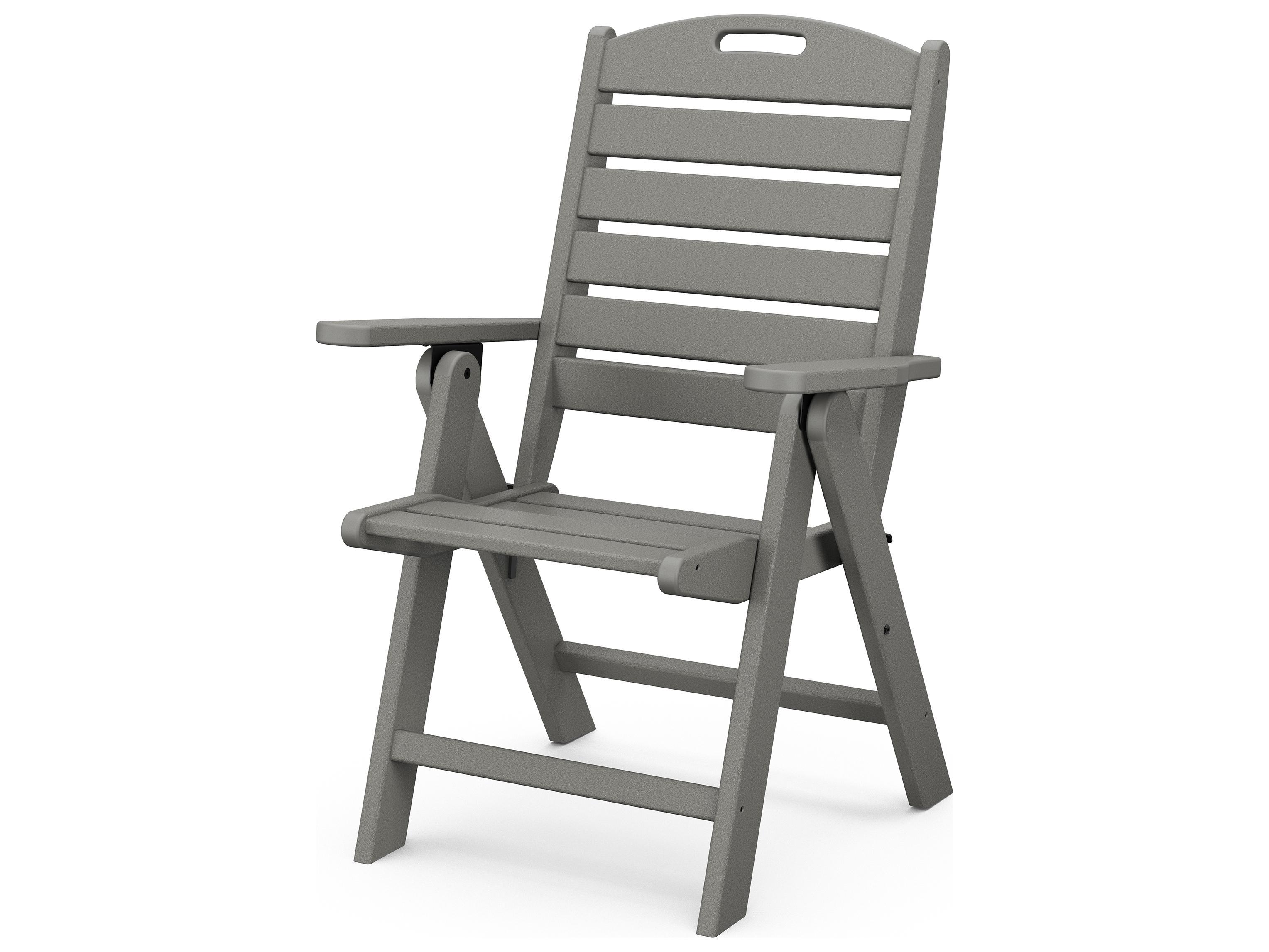 POLYWOOD® Nautical Highback Lounge Chair Seat Replacement Cushion