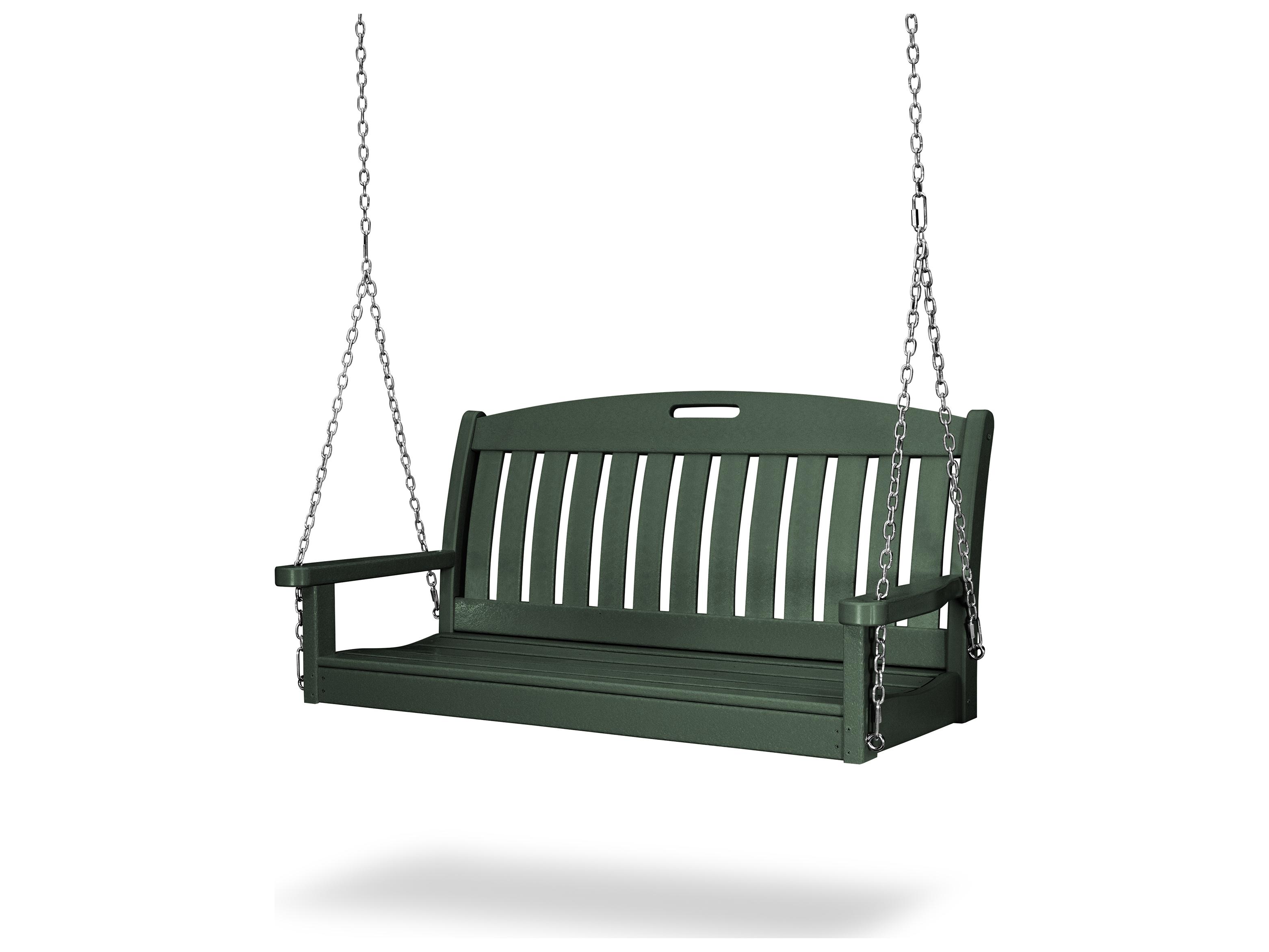 POLYWOOD® Nautical Recycled Plastic 48 Outdoor Patio Swing