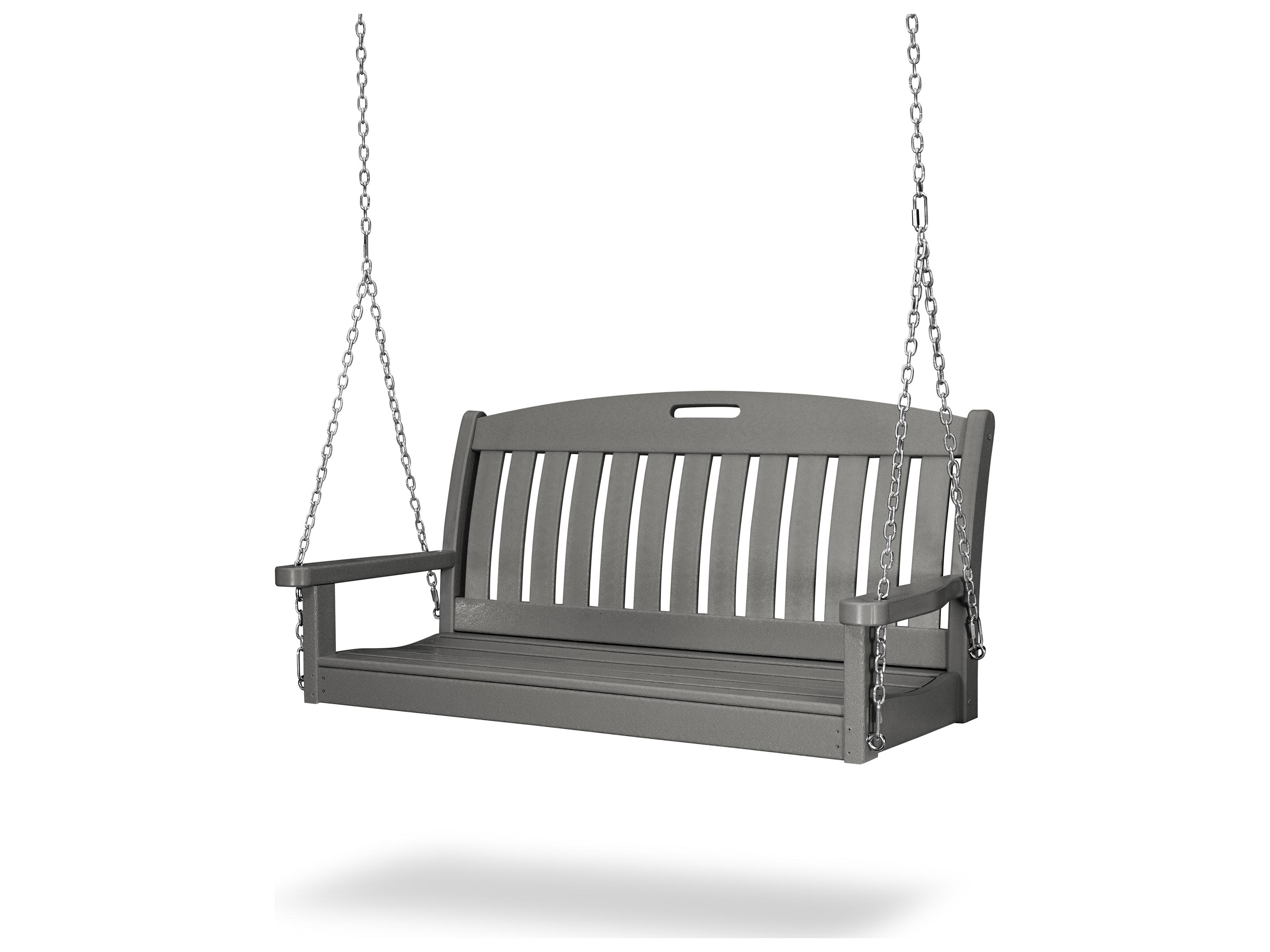 POLYWOOD® Nautical Recycled Plastic 48 Outdoor Patio Swing
