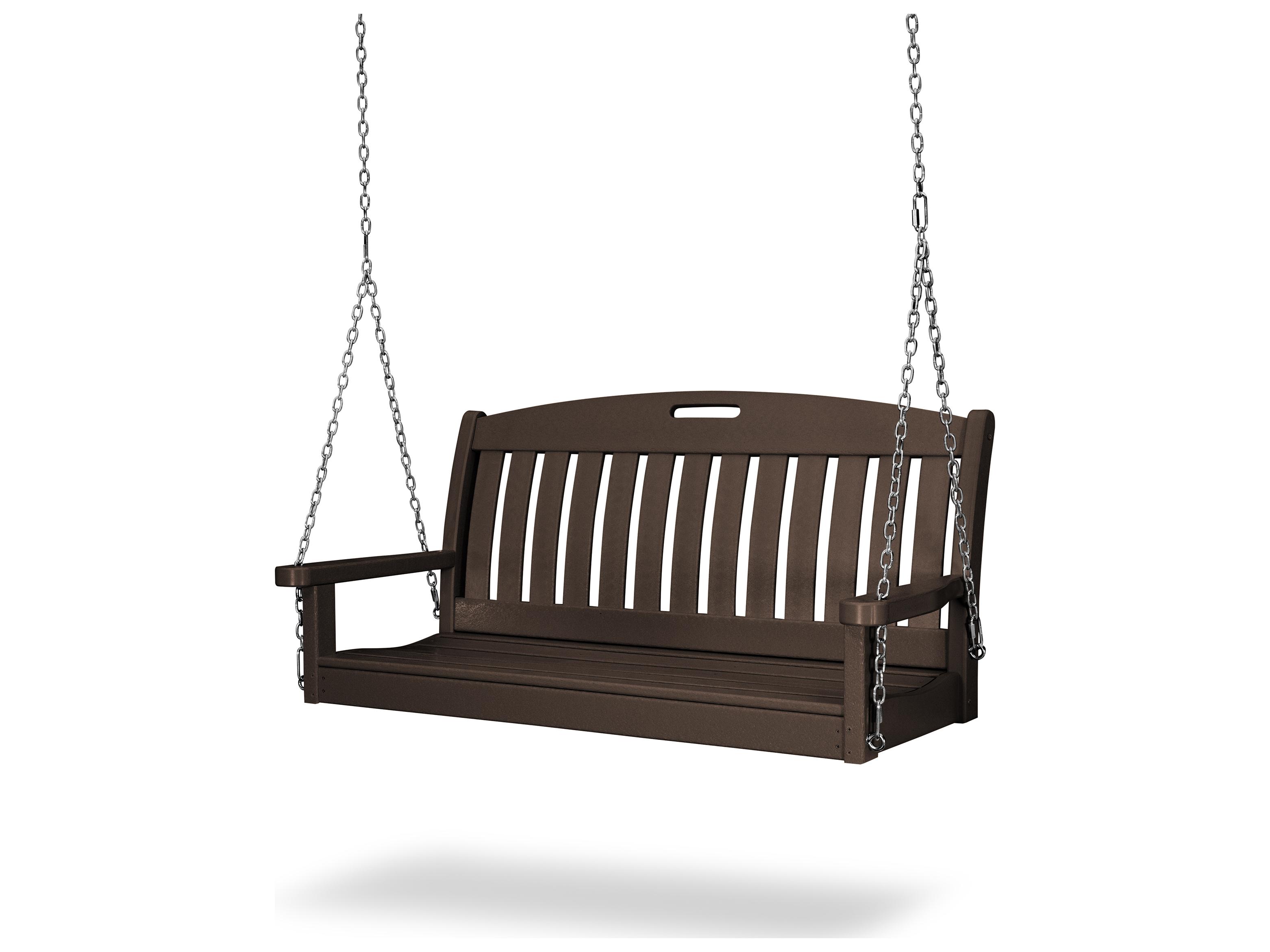 POLYWOOD® Nautical Recycled Plastic 48 Outdoor Patio Swing