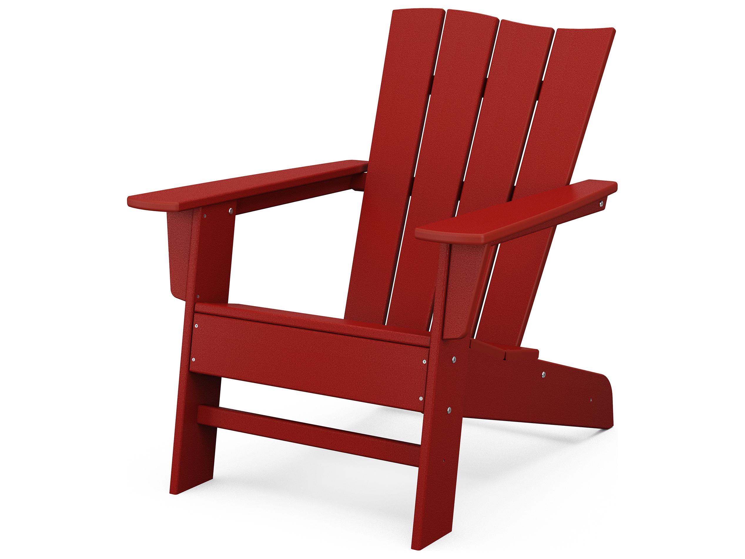 POLYWOOD® Wave Adirondack Left Chair Seat Replacement Cushion