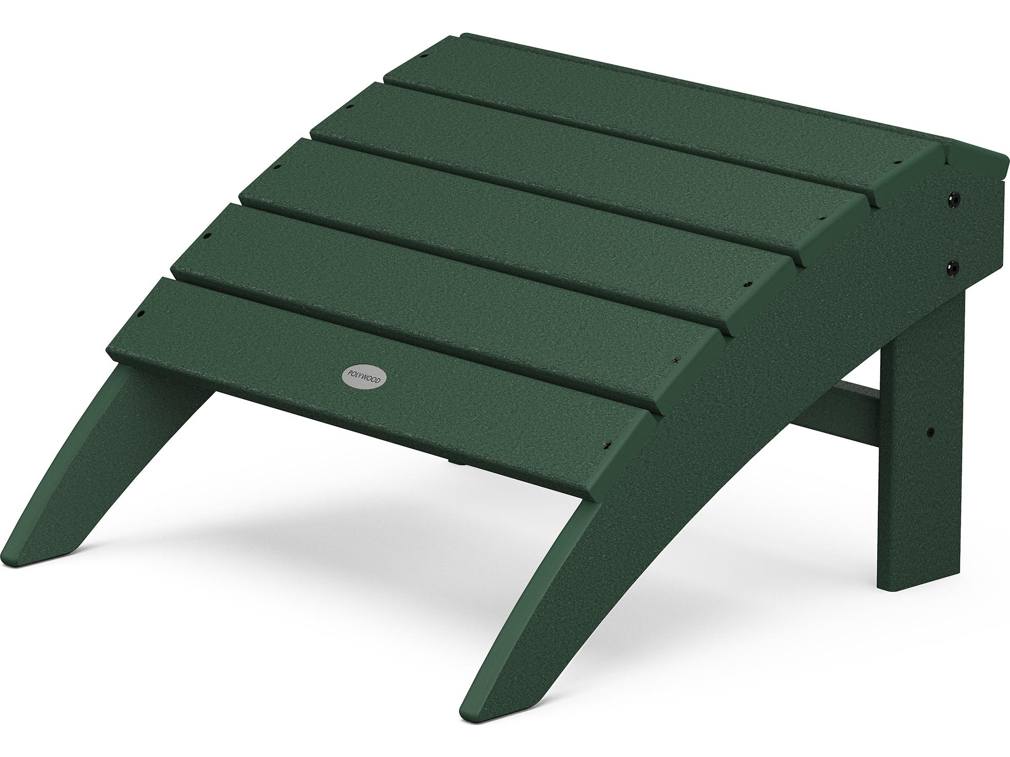 POLYWOOD® Vineyard Recycled Plastic Patio Ottoman