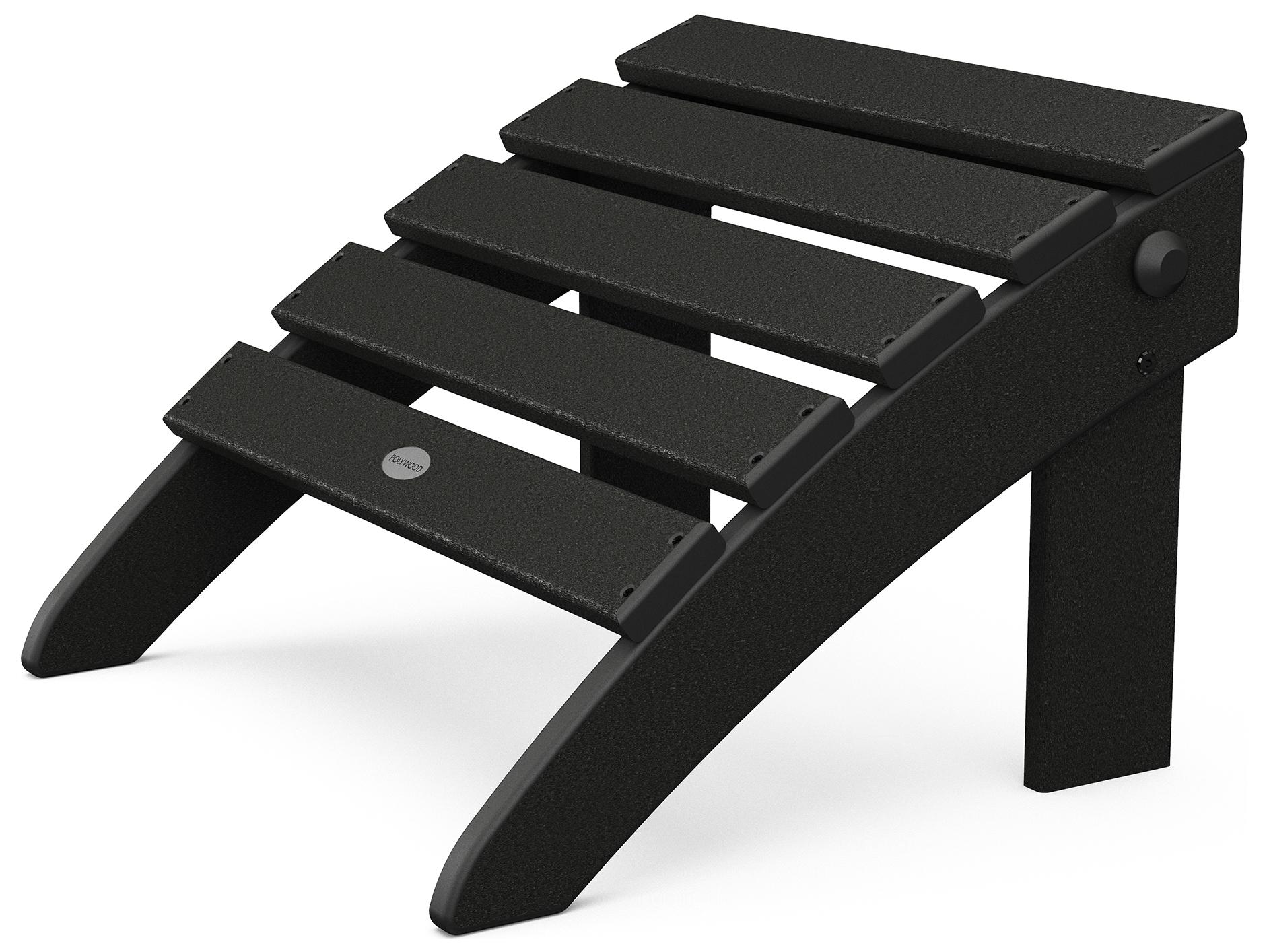 POLYWOOD® Classic Adirondack Recycled Plastic Folding Outdoor Ottoman