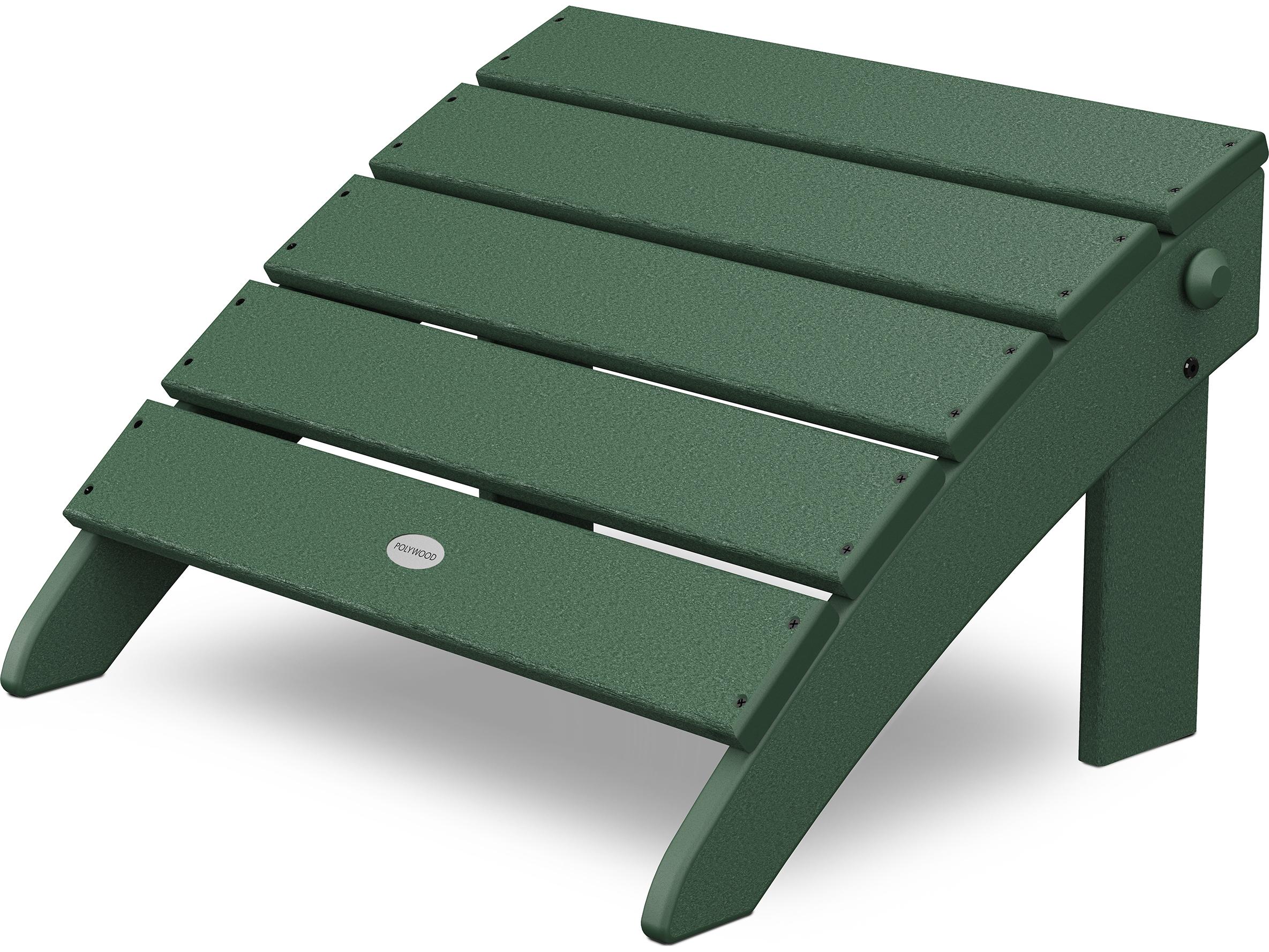 POLYWOOD® Classic Adirondack Recycled Plastic Patio Ottoman