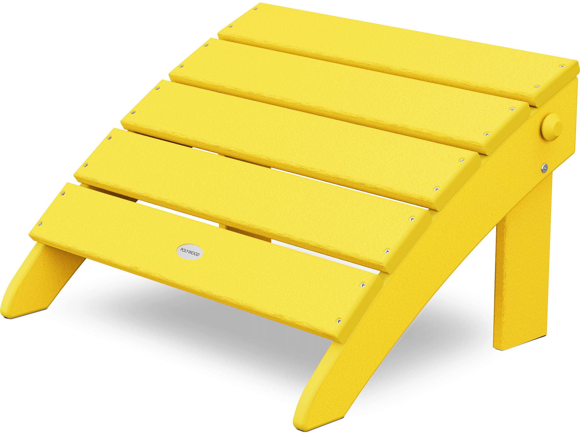 POLYWOOD® Classic Adirondack Recycled Plastic Patio Ottoman