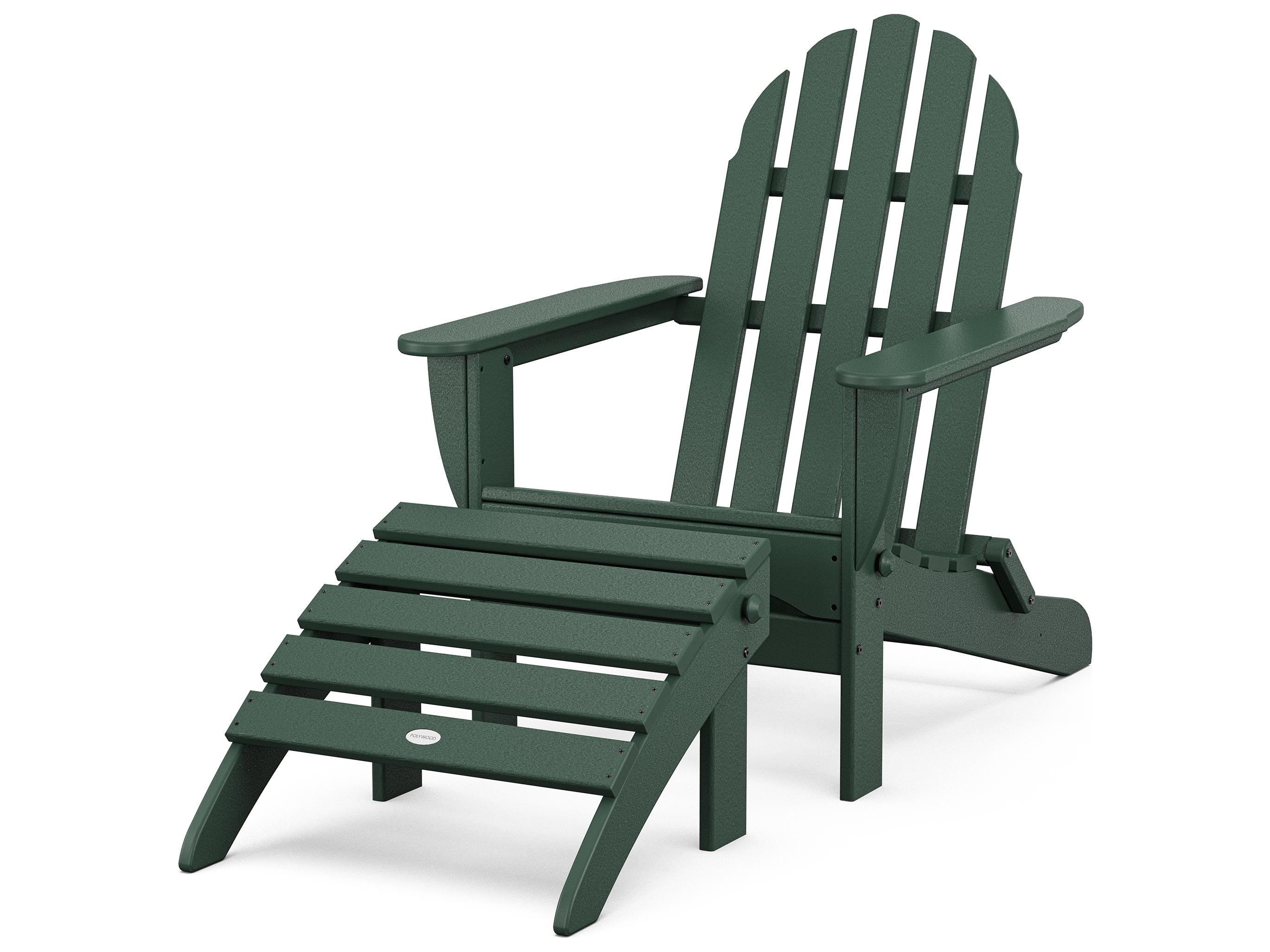 POLYWOOD® Classic Adirondack Recycled Plastic 2-Piece Set