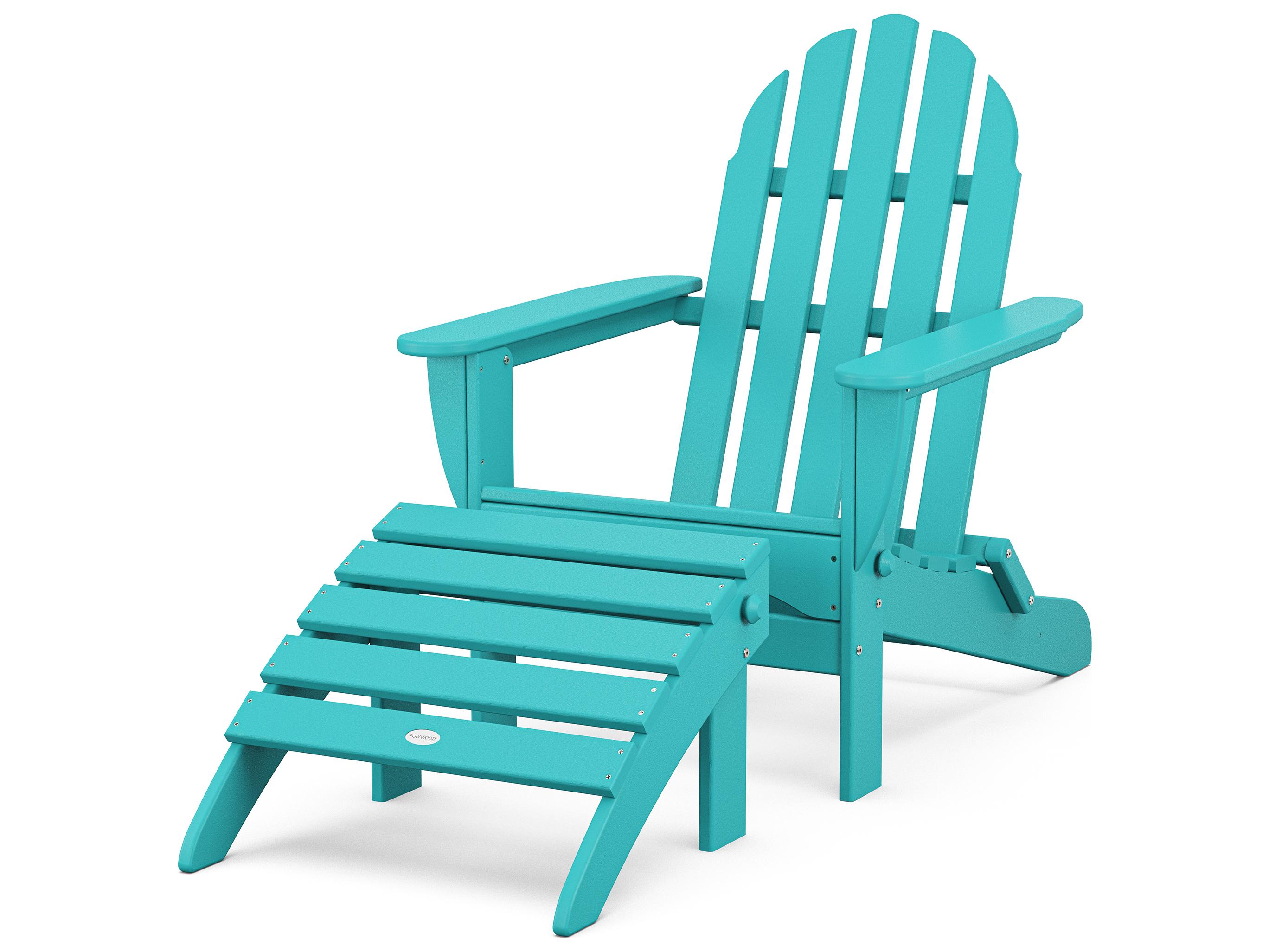 POLYWOOD® Classic Adirondack Recycled Plastic 2-Piece Set