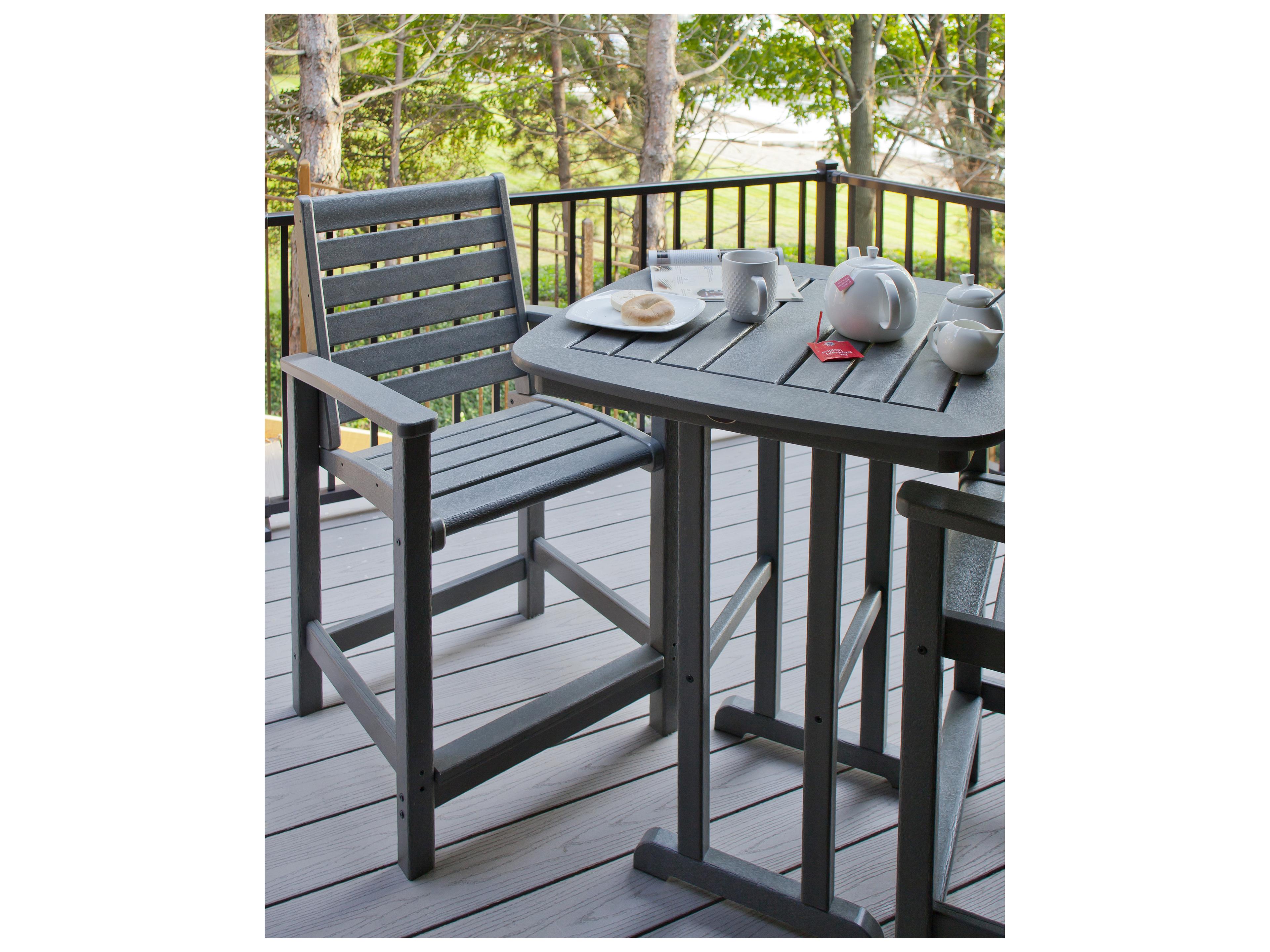 POLYWOOD® Signature Recycled Plastic 3-Piece Bar Set