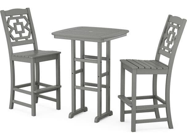 POLYWOOD® Martha Stewart Chinoiserie 3-Piece Bar Set