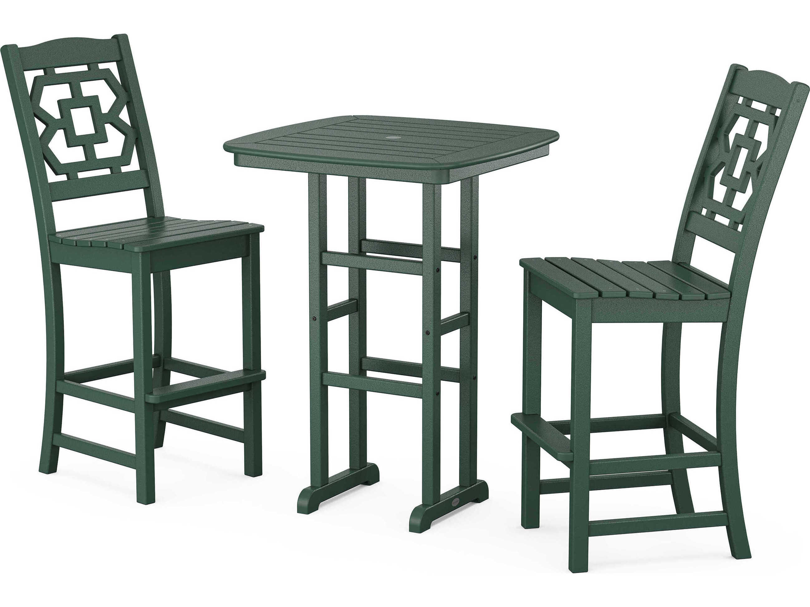 POLYWOOD® Martha Stewart Chinoiserie 3-Piece Bar Set