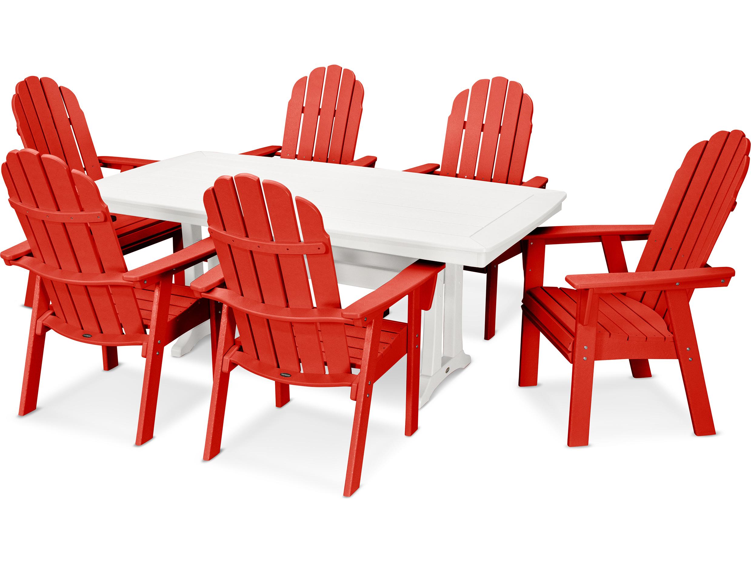 POLYWOOD® Vineyard Recycled Plastic Outdoor Patio Dining Set