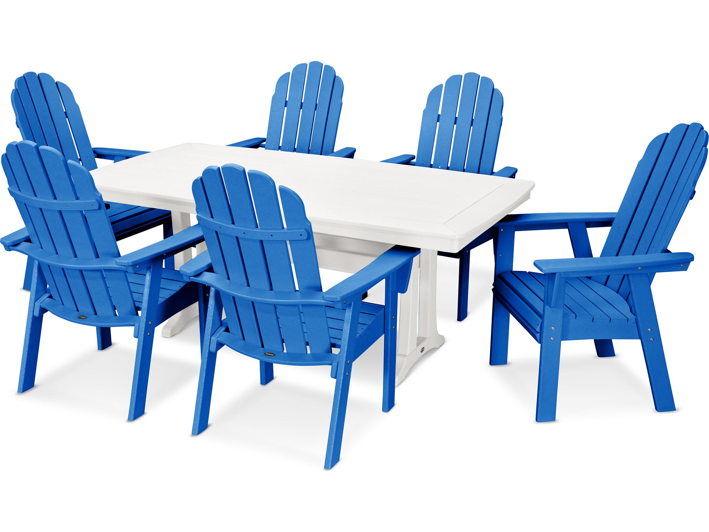 POLYWOOD® Vineyard Recycled Plastic Outdoor Patio Dining Set