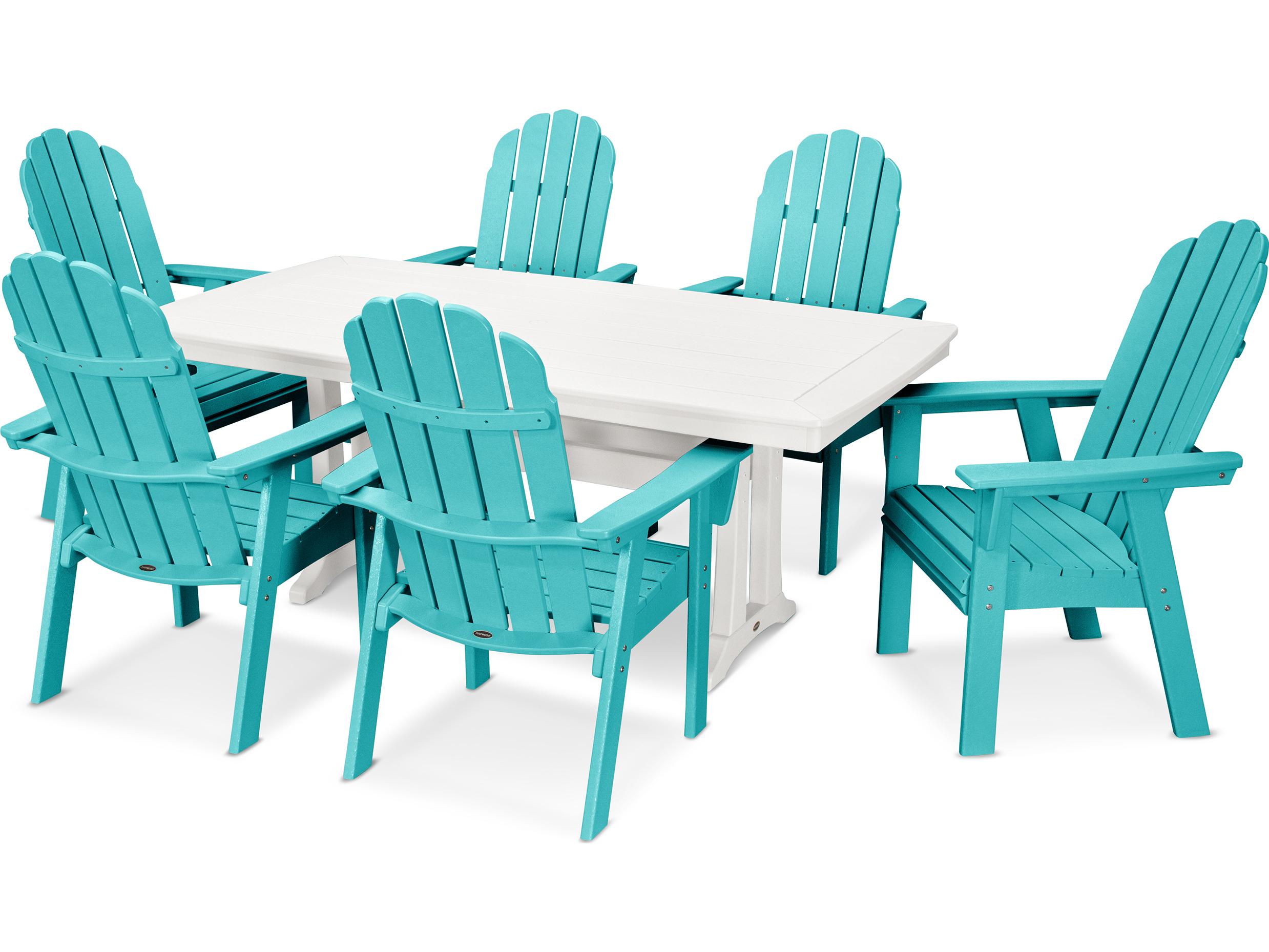 POLYWOOD® Vineyard Recycled Plastic Outdoor Patio Dining Set