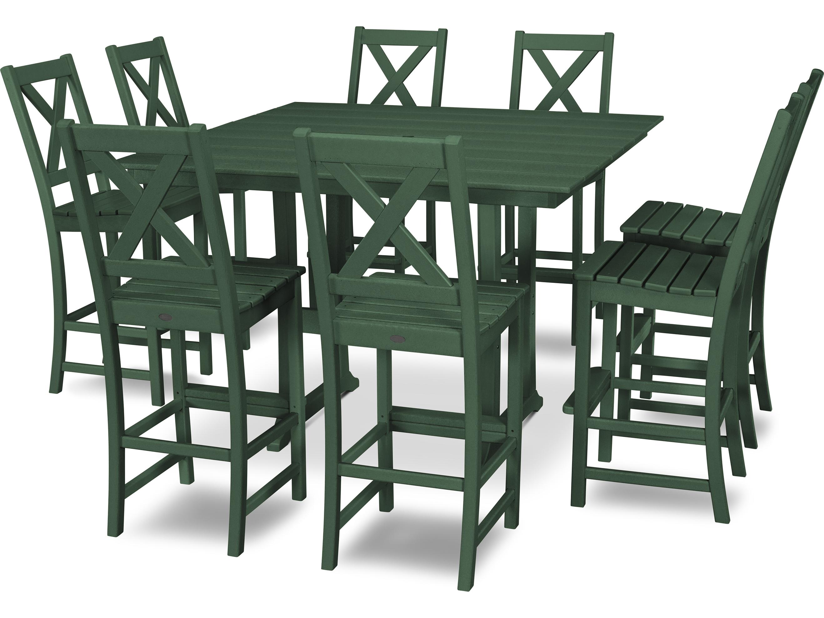POLYWOOD® Lakeside Recycled Plastic Bar Set