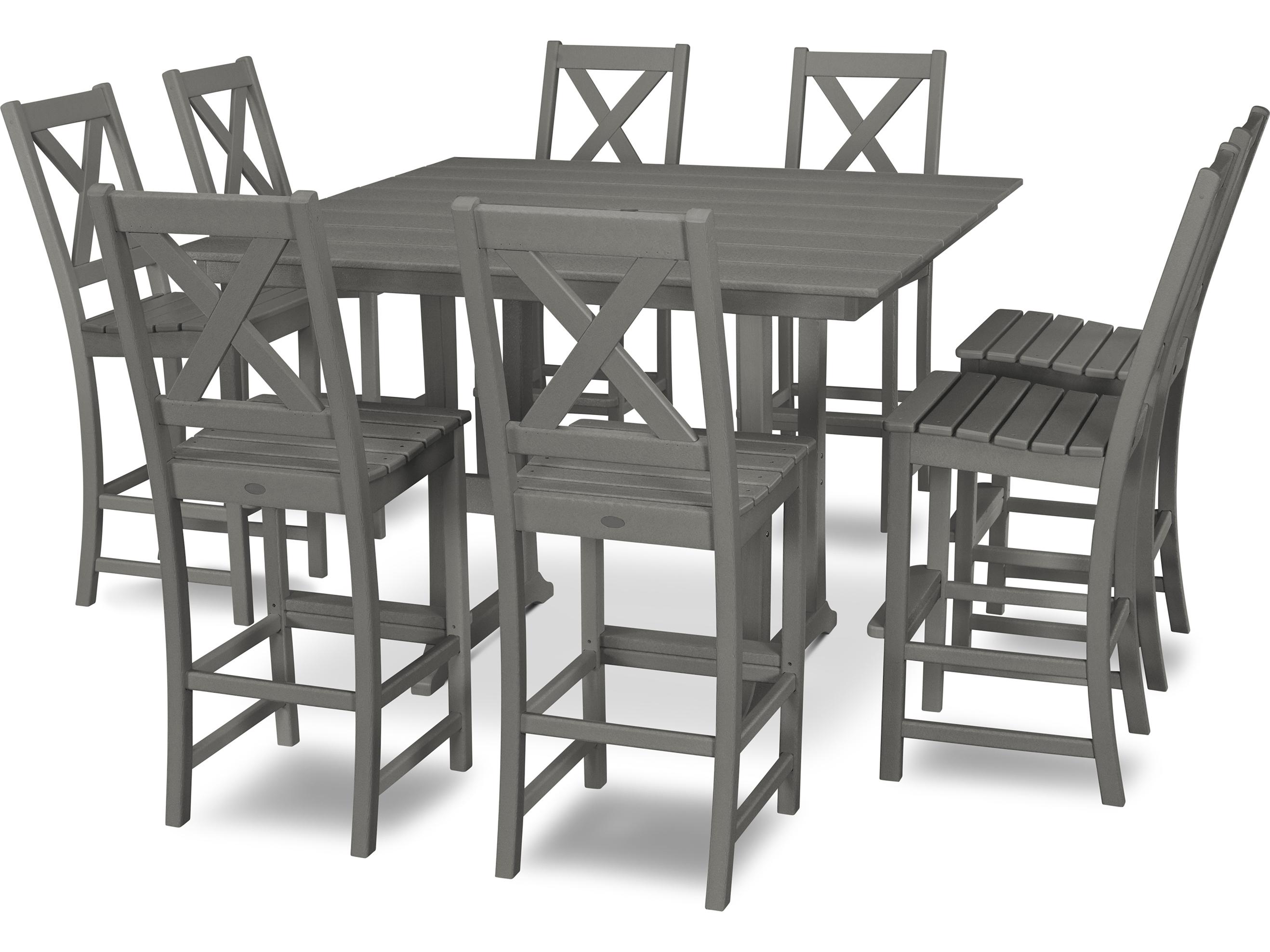 POLYWOOD® Lakeside Recycled Plastic Bar Set