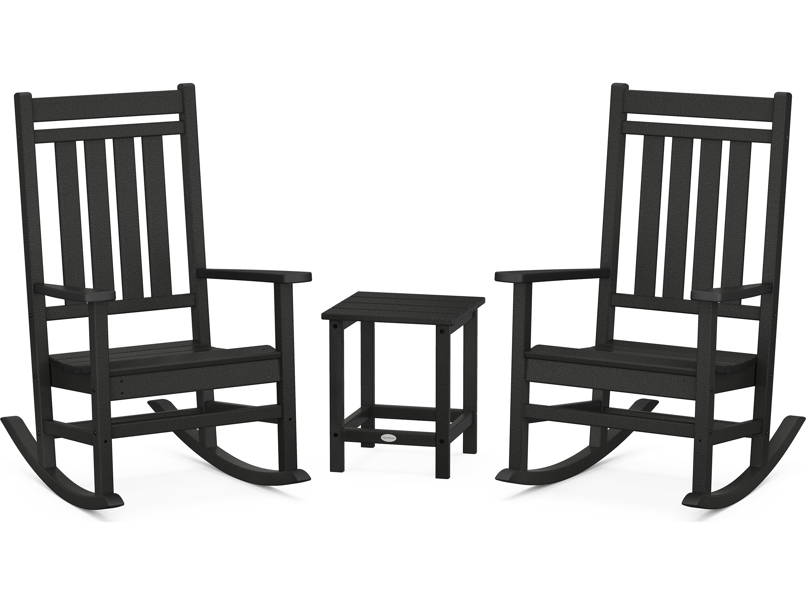 POLYWOOD® Estate Recycled Plastic 3 Piece Patio Lounge Set