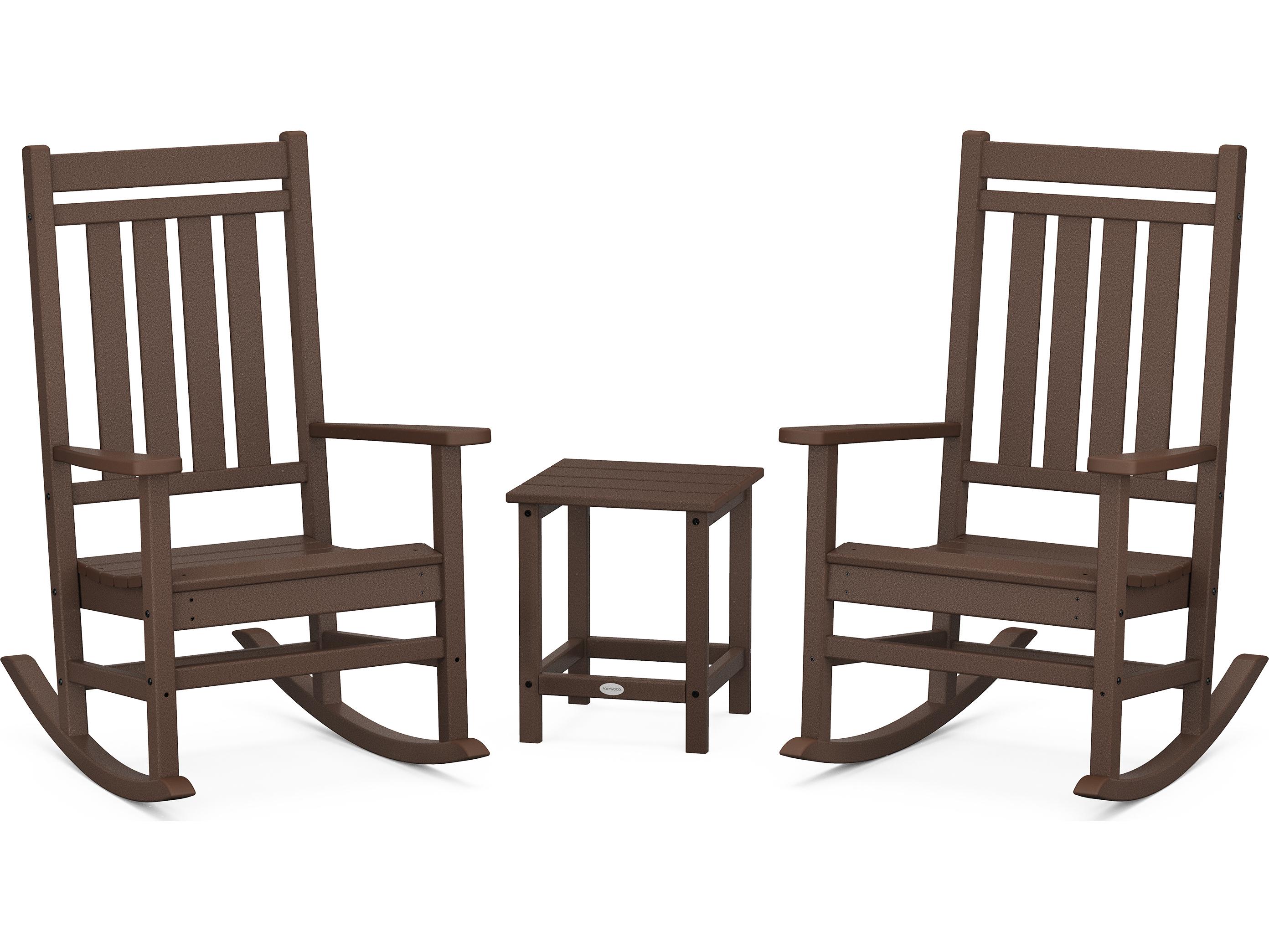 POLYWOOD® Estate Recycled Plastic 3 Piece Patio Lounge Set