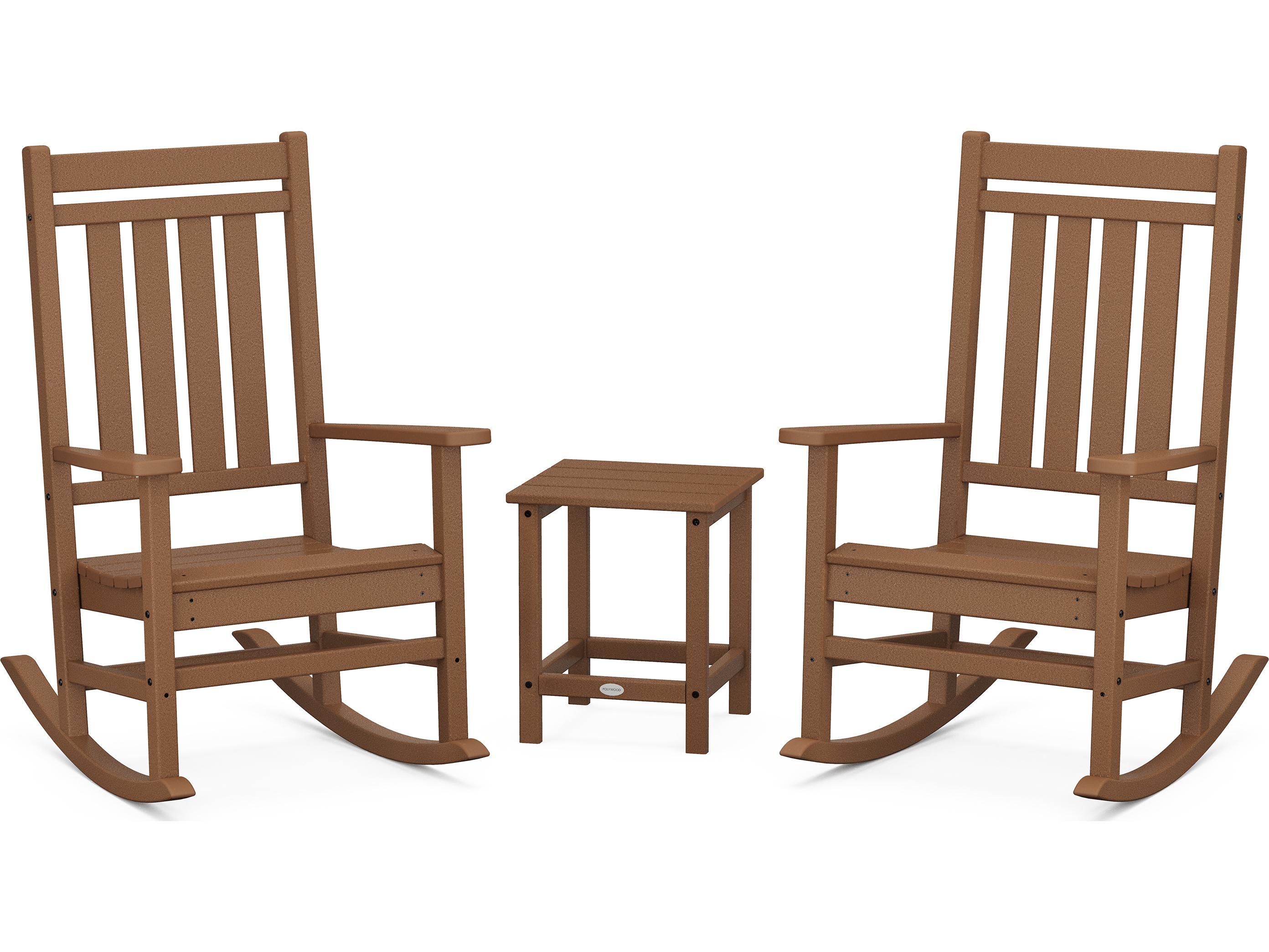 POLYWOOD® Estate Recycled Plastic 3 Piece Patio Lounge Set