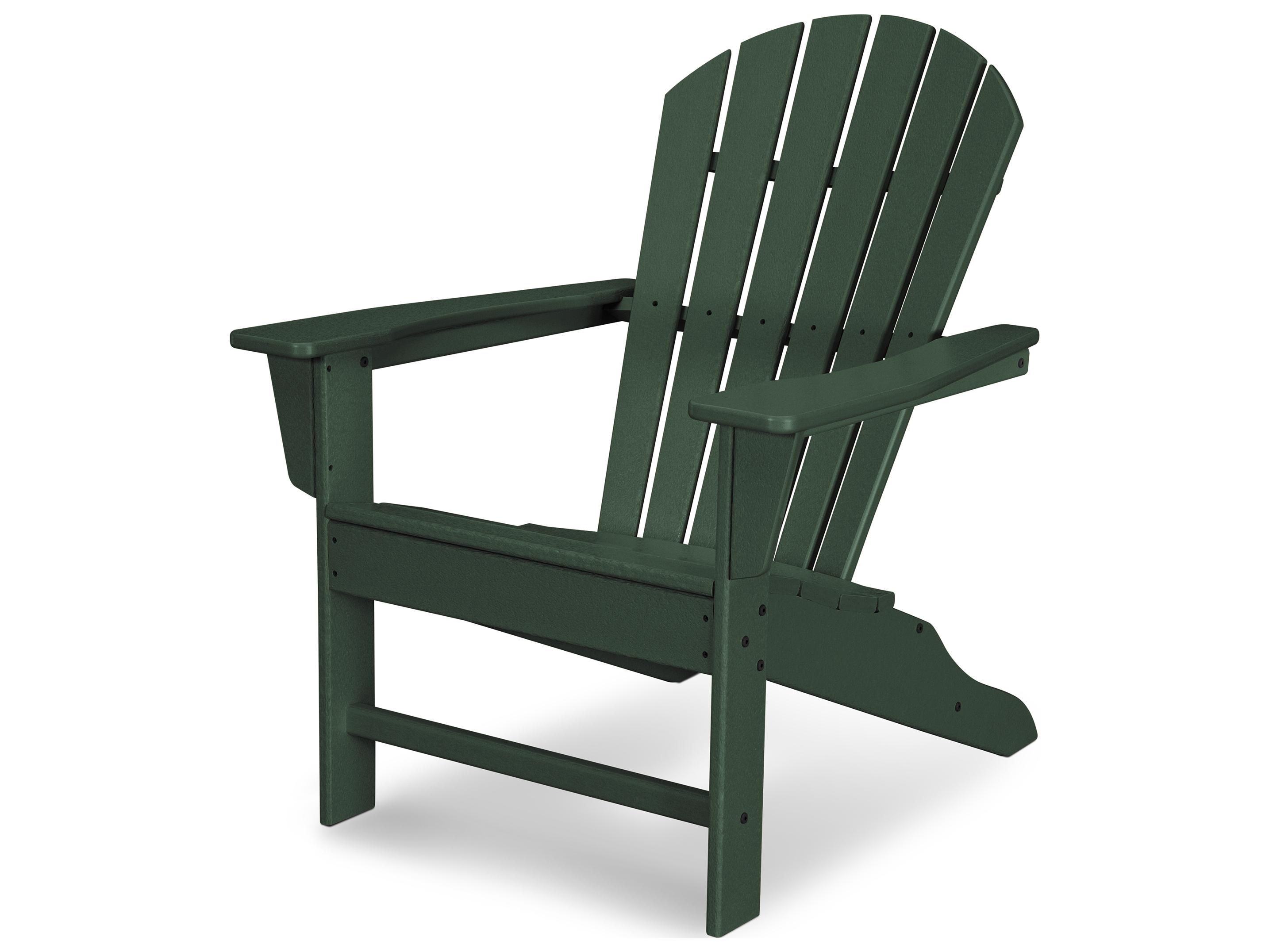 POLYWOOD® South Beach Recycled Plastic Outdoor Patio Adirondack Chair