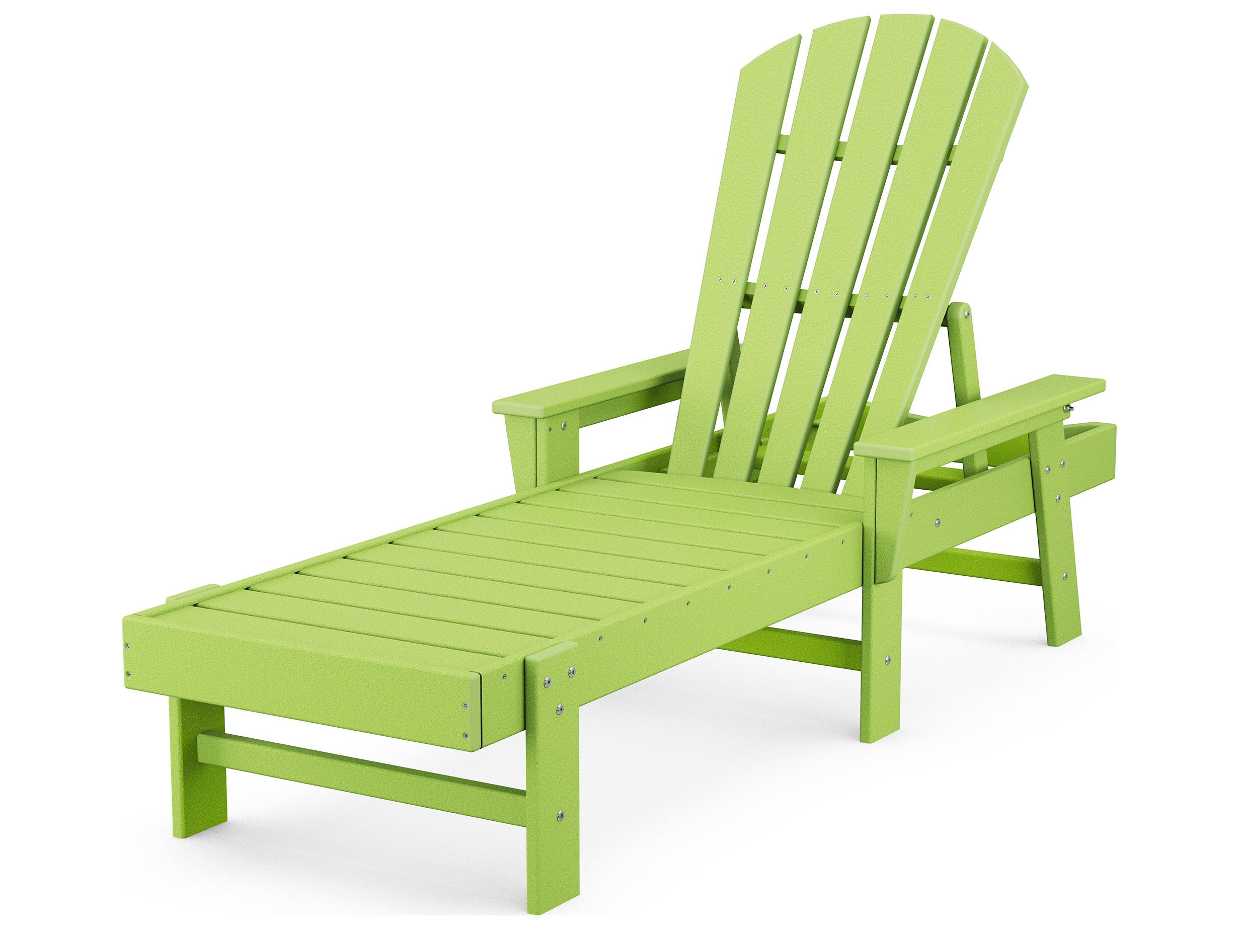 POLYWOOD® South Beach Recycled Plastic Patio Chaise Lounge