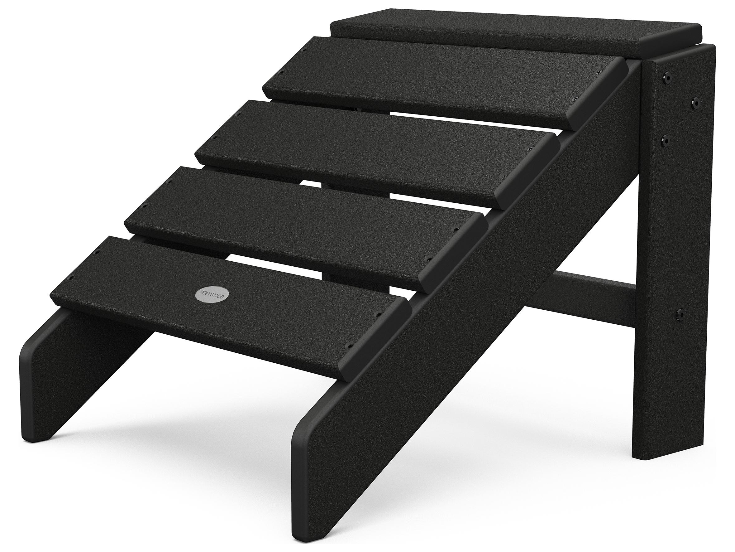 POLYWOOD® South Beach Recycled Plastic Outdoor Patio Ottoman