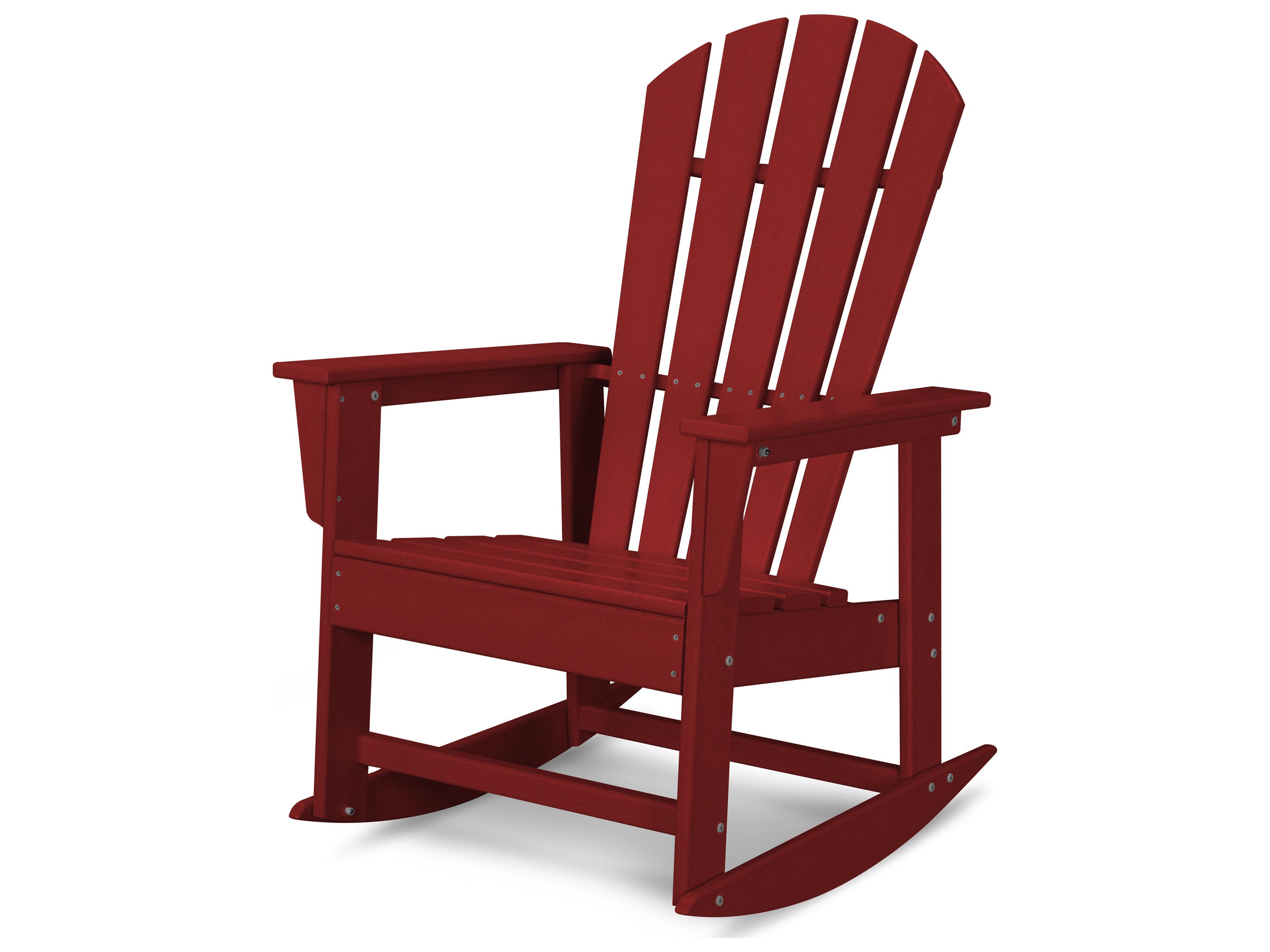 POLYWOOD® South Beach Recycled Plastic Adirondack Rocker