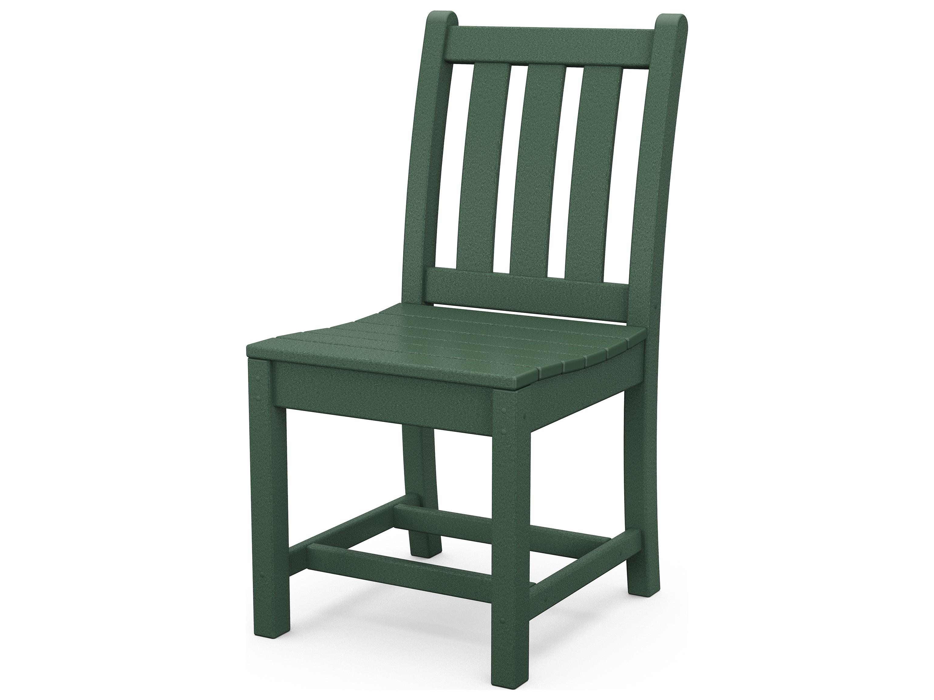 POLYWOOD® Traditional Garden Recycled Plastic Outdoor Dining Chair