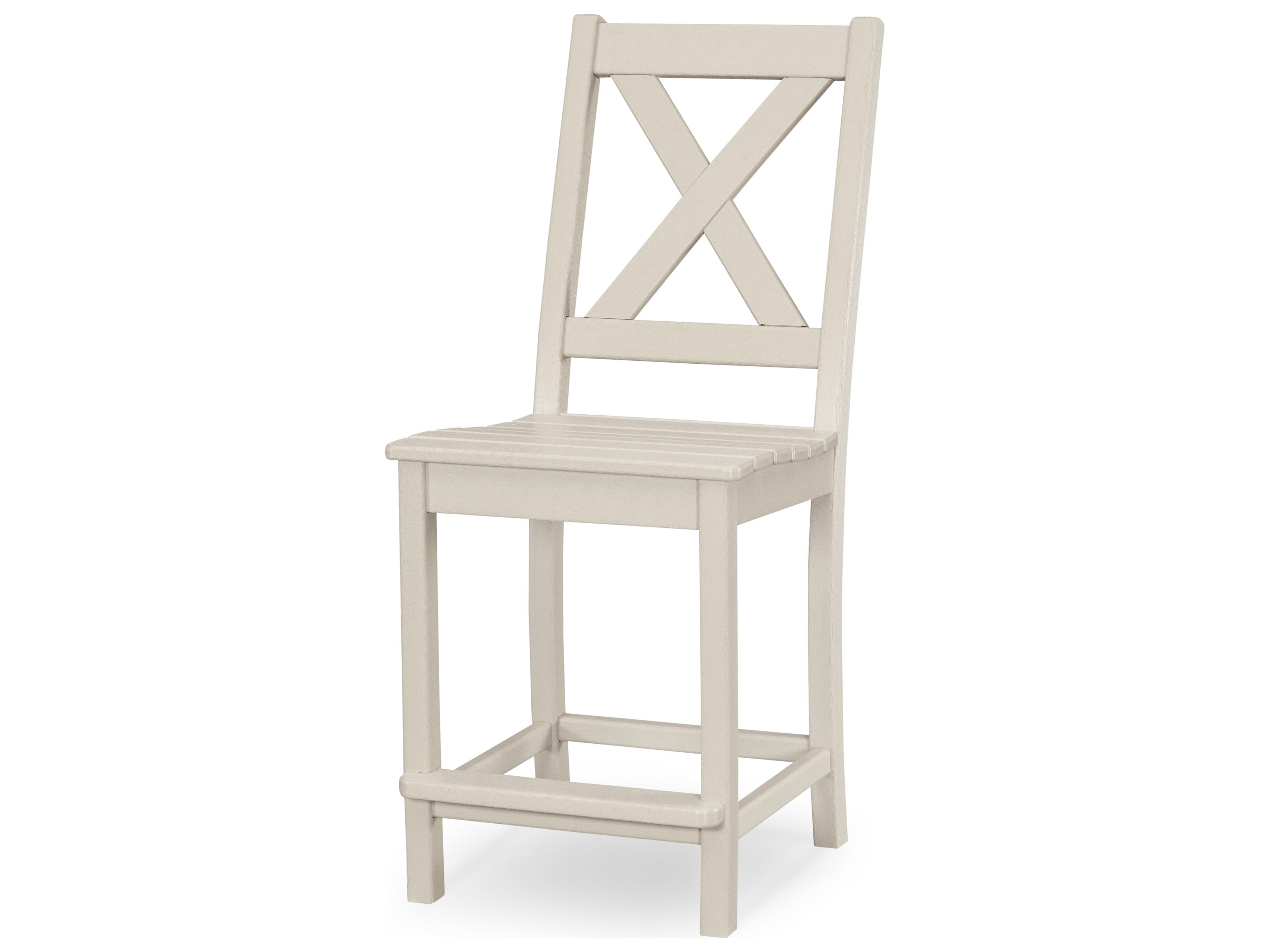 POLYWOOD® Braxton Recycled Plastic Counter Side Chair
