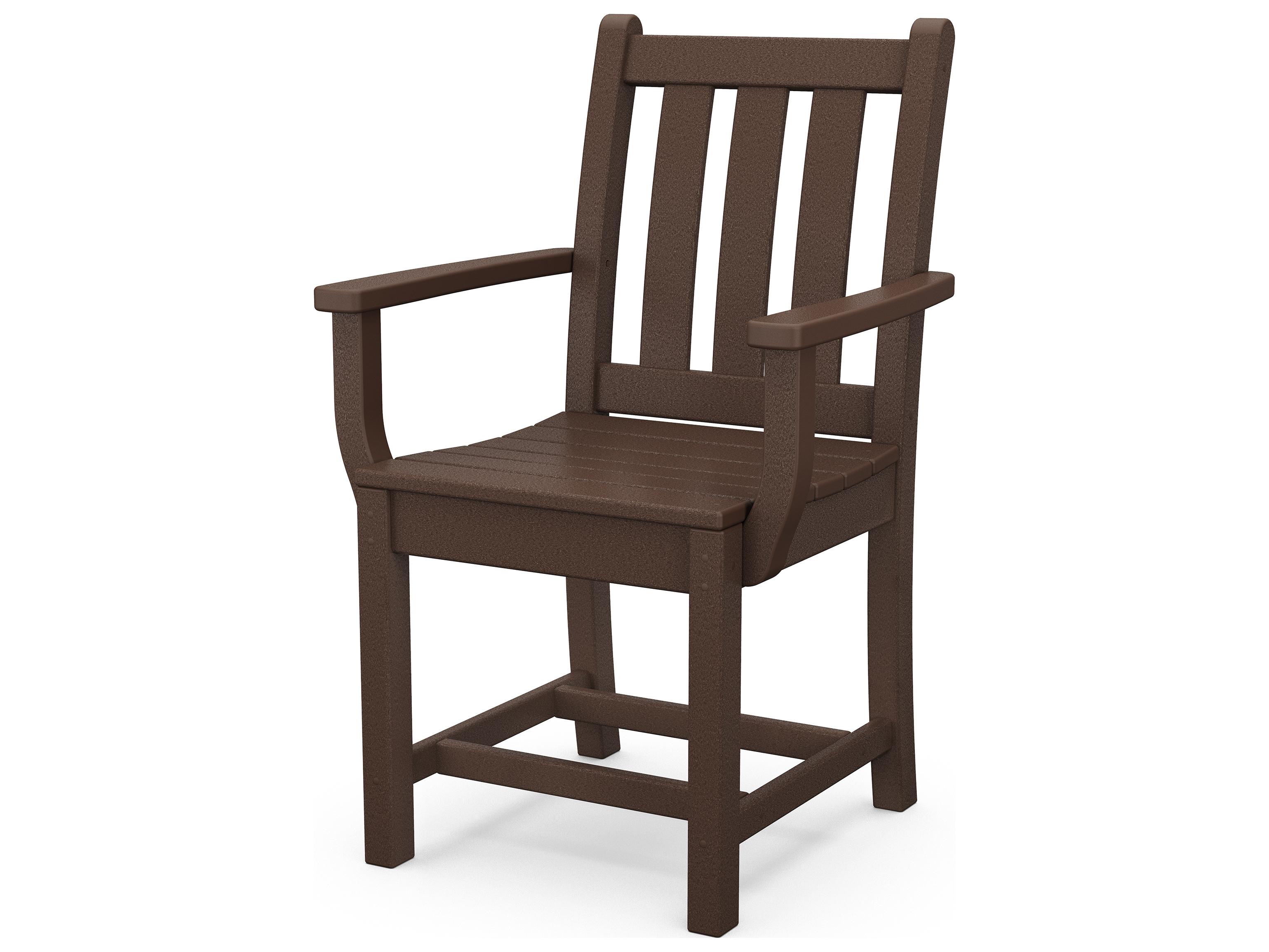 POLYWOOD® Traditional Garden Recycled Plastic Outdoor Patio Dining Chair
