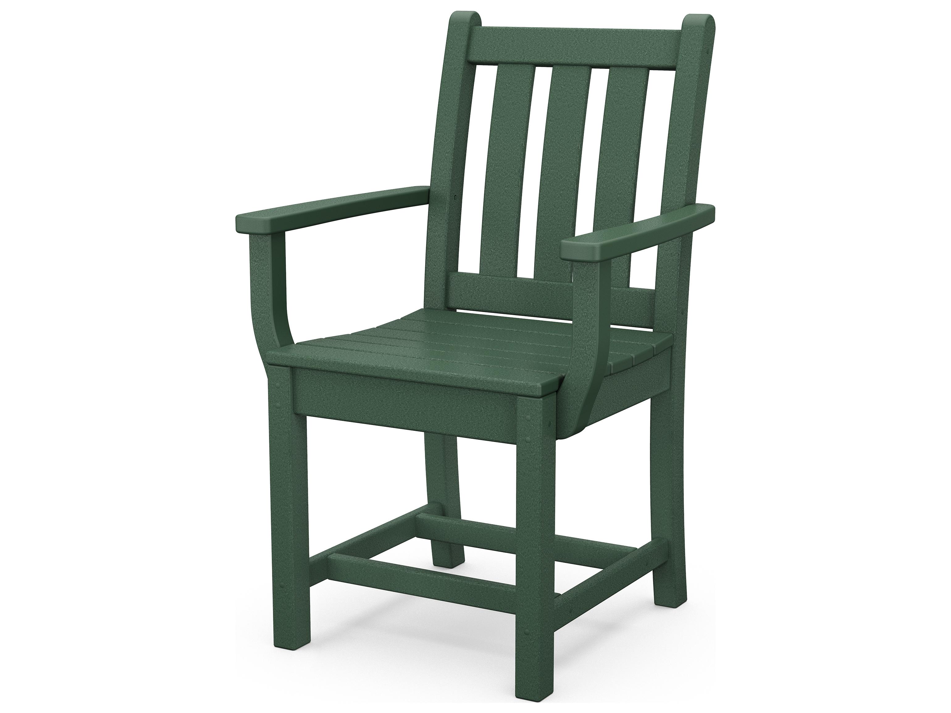 POLYWOOD® Traditional Garden Recycled Plastic Outdoor Patio Dining Chair