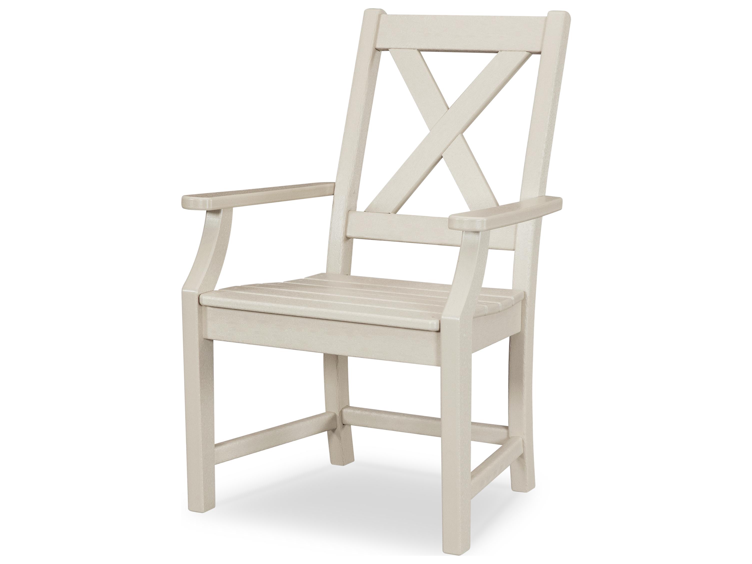 POLYWOOD® Braxton Recycled Plastic Patio Dining Arm Chair