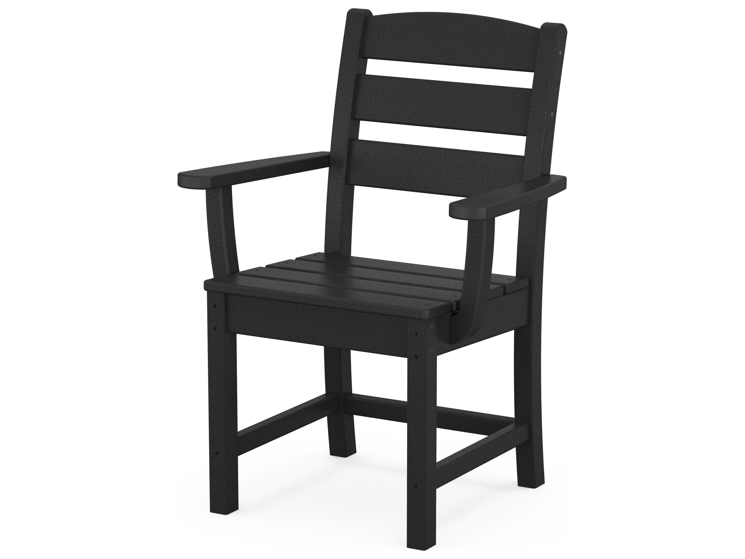 POLYWOOD® Braxton Recycled Plastic Outdoor Dining Arm Chair